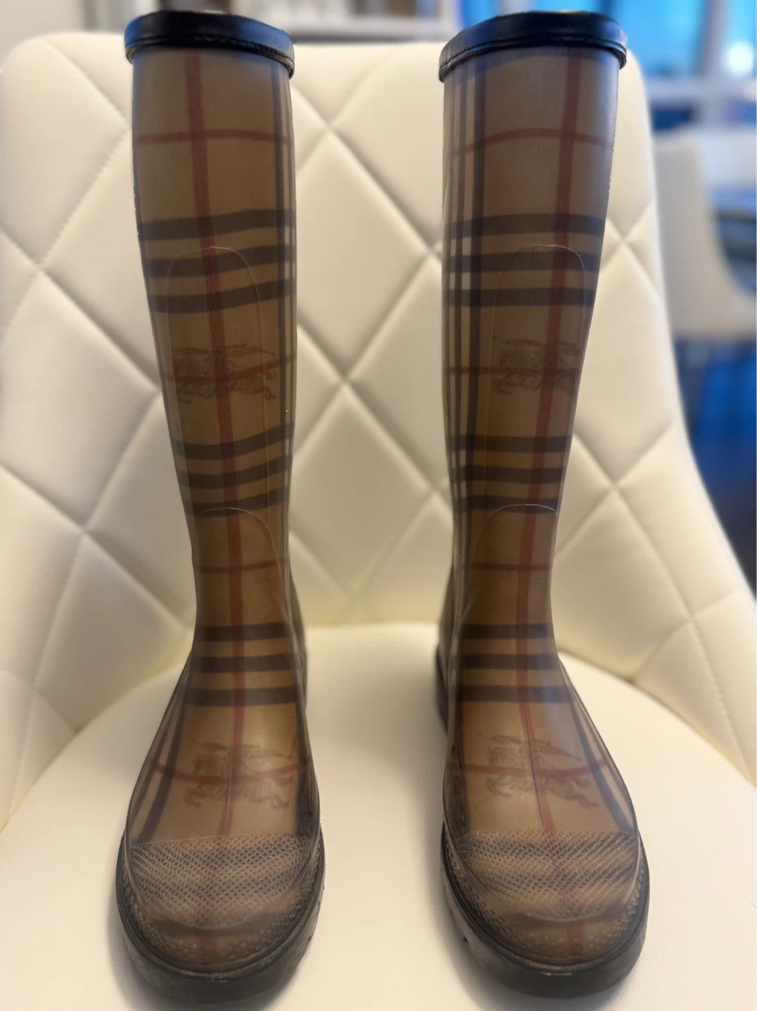 Burberry Nova Check Rain Boots - photo 3