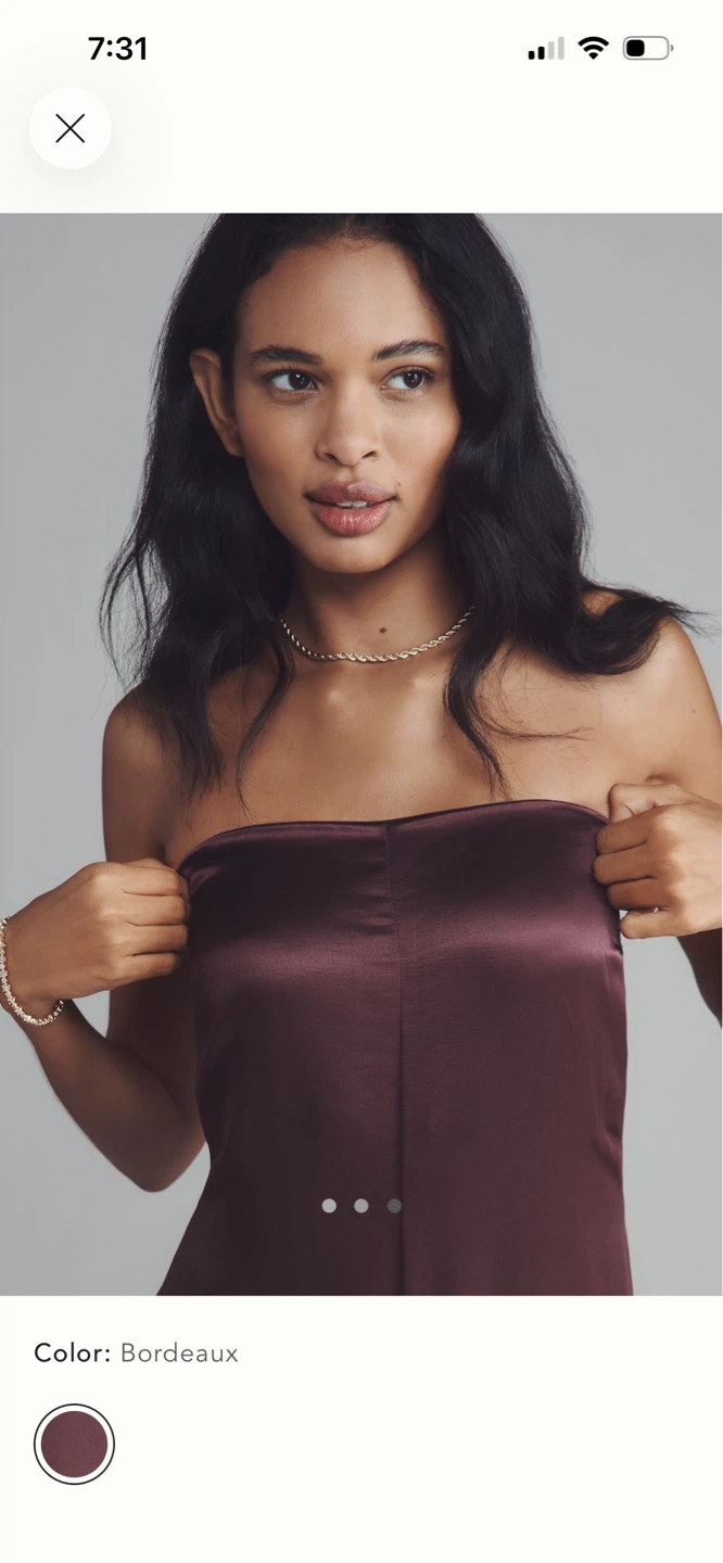 BNWT Anthropologie Satin Jumpsuit S - photo 3