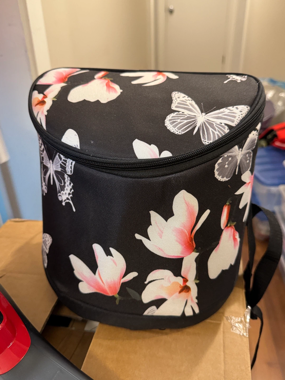 Thermos Insulated Lunch Bag - Floral Butterfly Design - photo 2