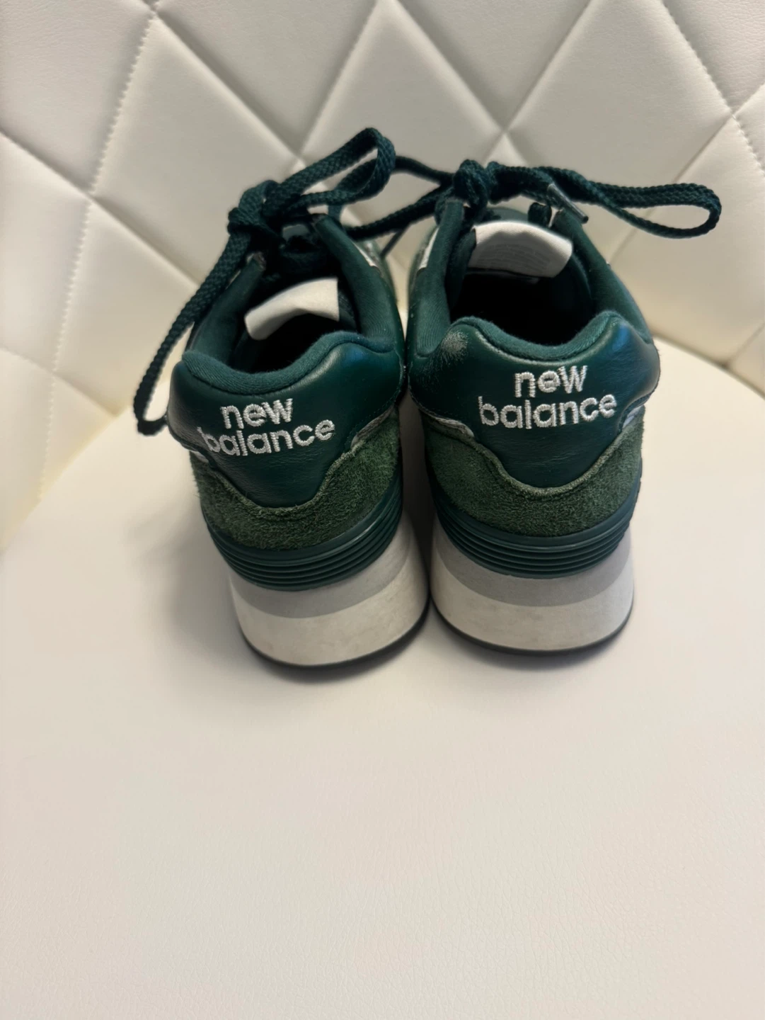 New Balance 574 Platform Sneakers - Green - photo 2