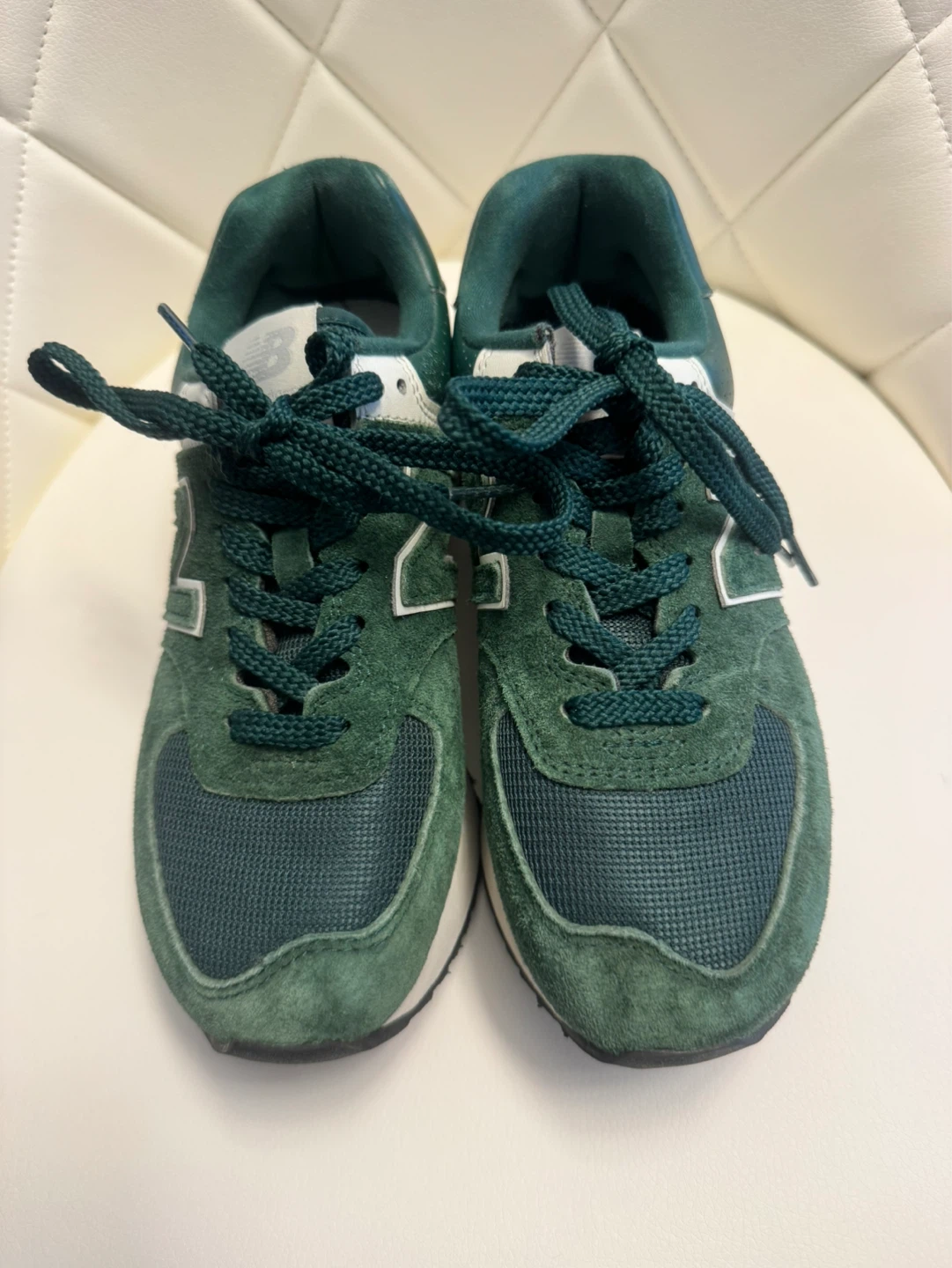 New Balance 574 Platform Sneakers - Green - photo 3