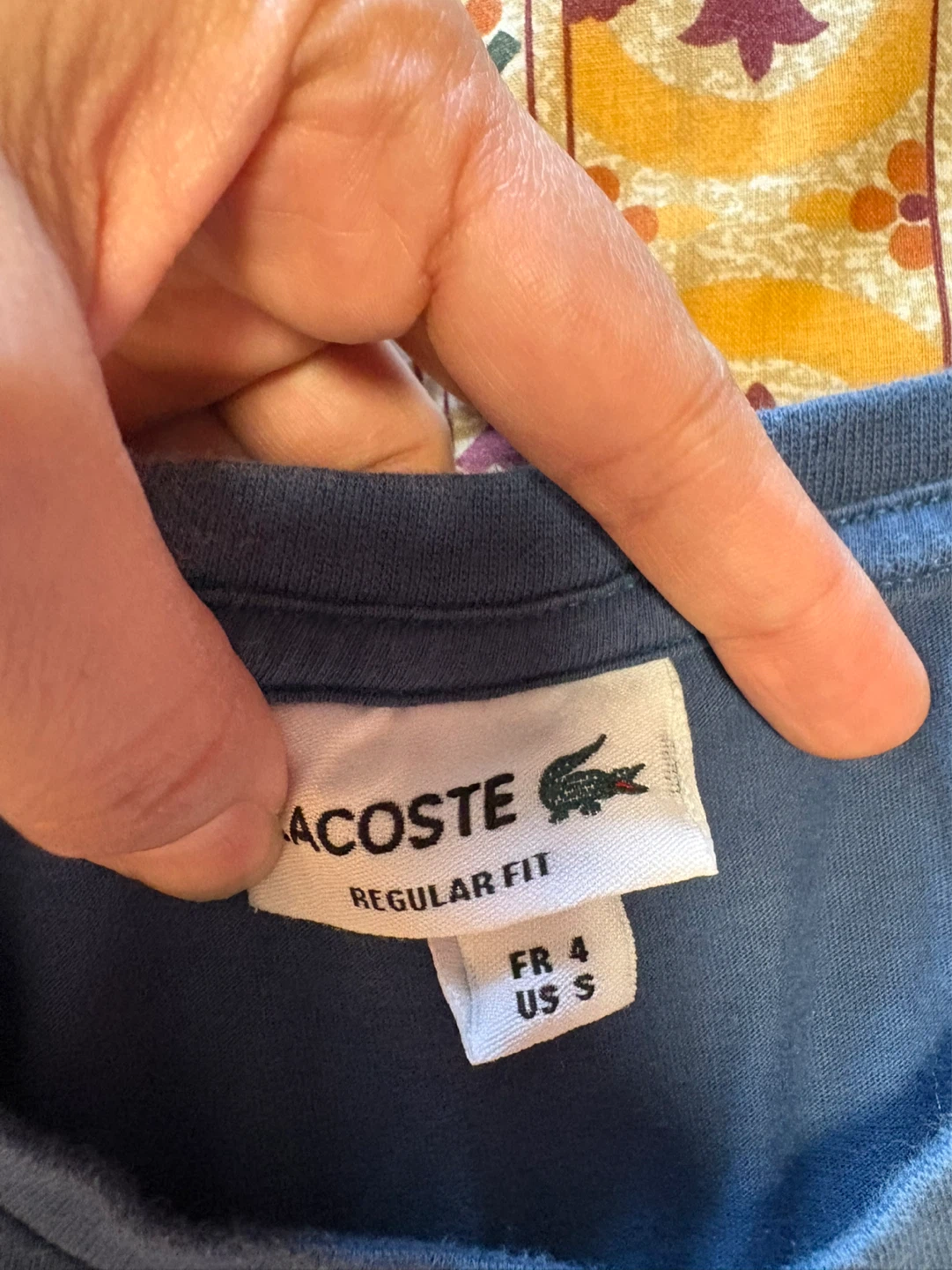 Lacoste Regular Fit T-Shirt - Blue, Size S - photo 2