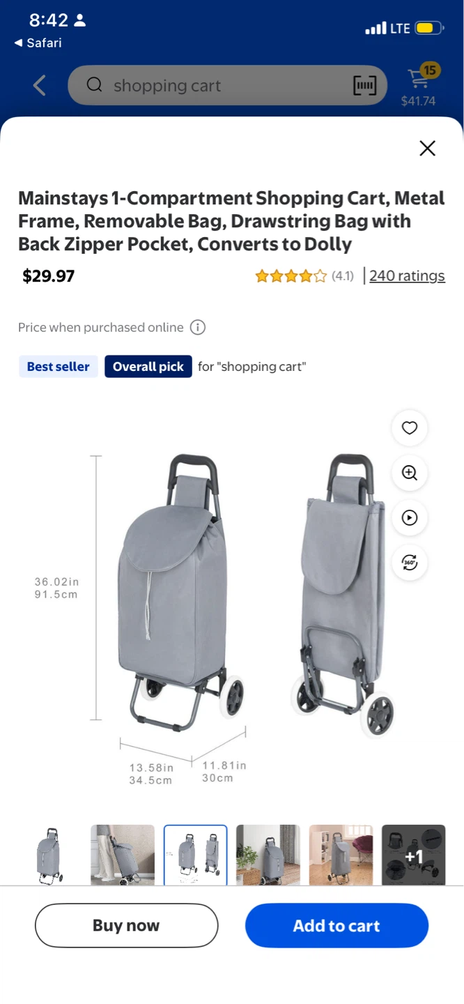 Shopping (grocery) Cart - photo 3