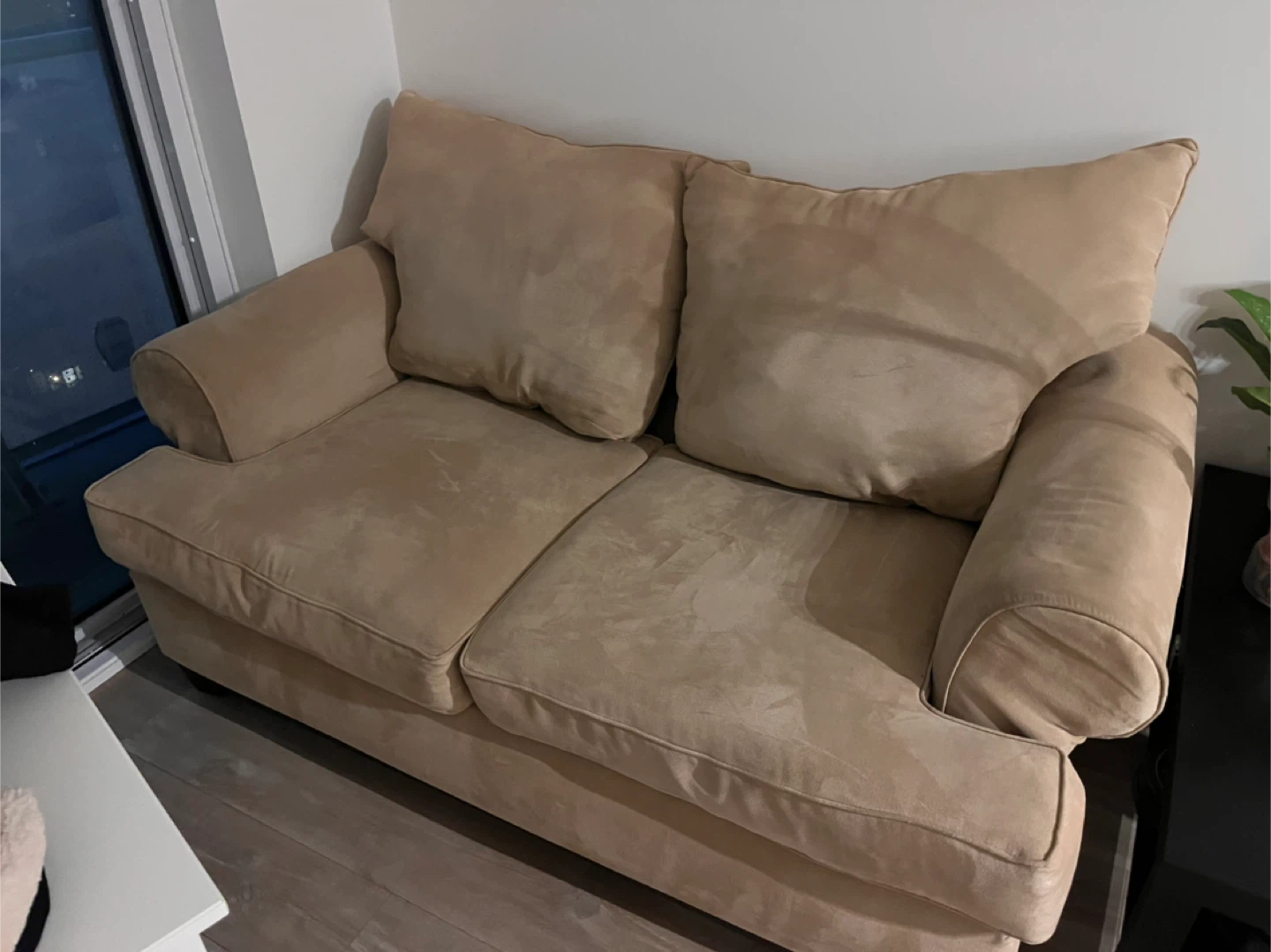 Beige Two-Seater Sofa - photo 3