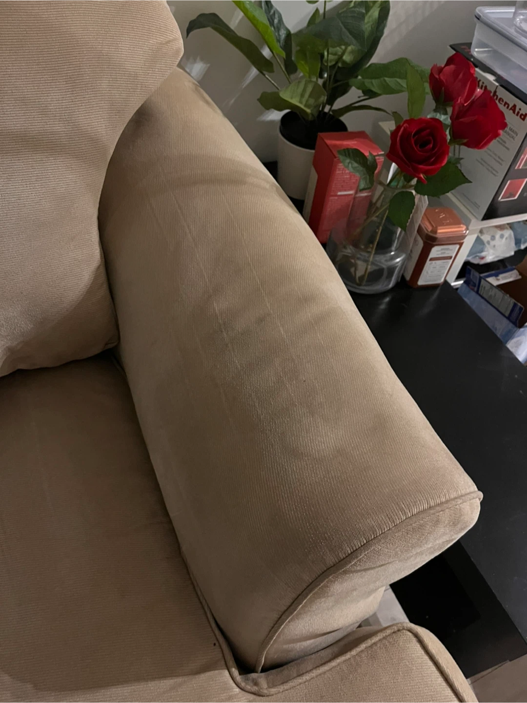 Beige Two-Seater Sofa - photo 2