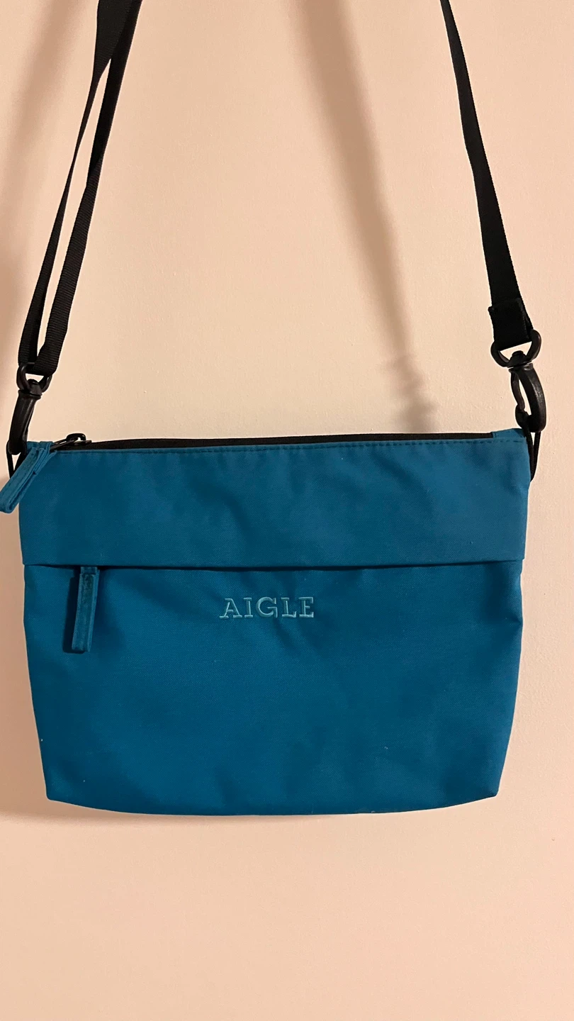 Aigle Teal Crossbody Bag