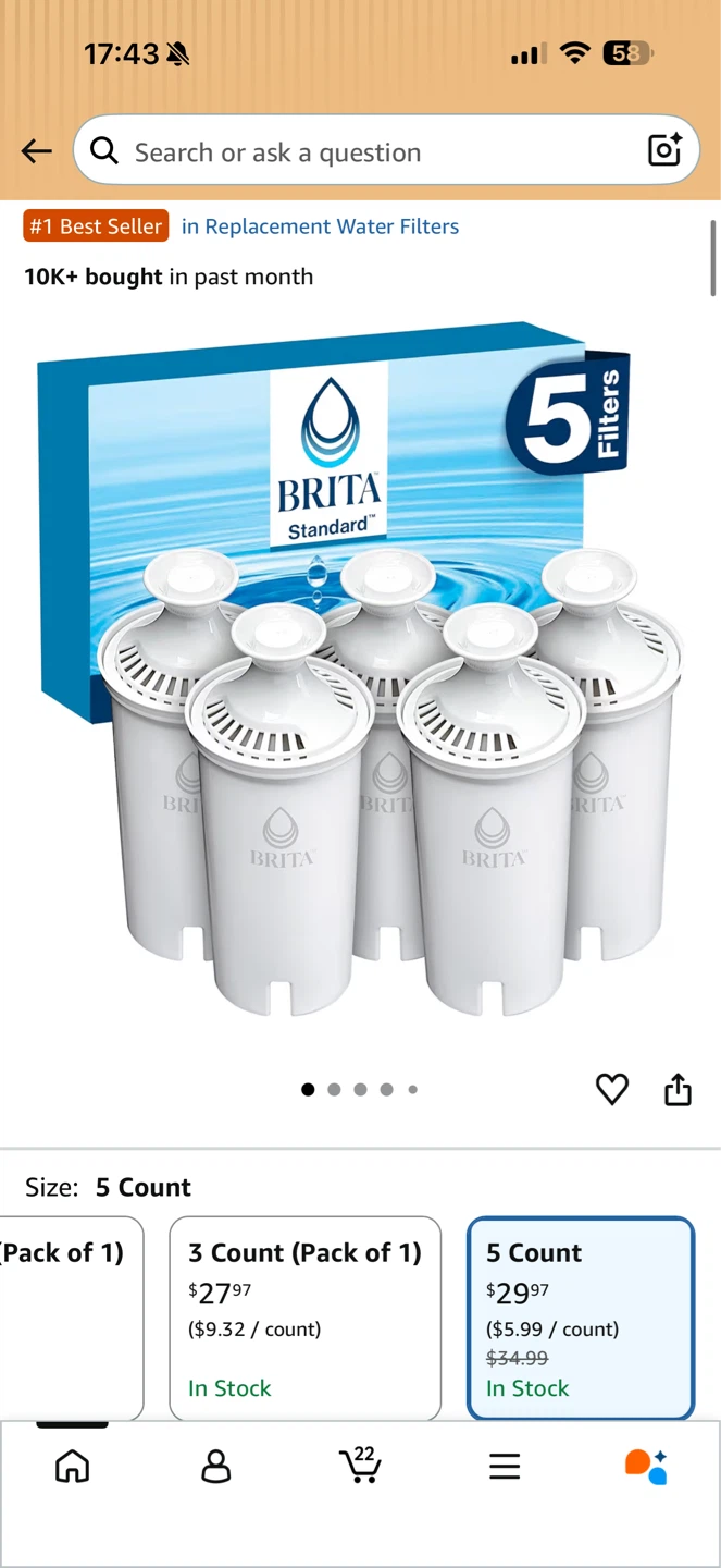 Brita Water Filter Pitcher with Filters - photo 3