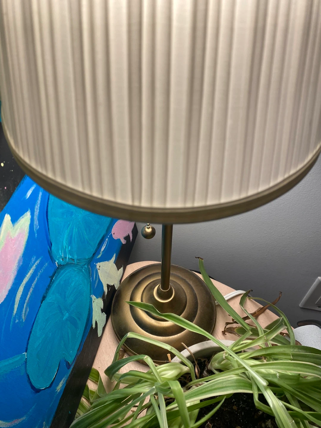 Lamp with brass finish - photo 3