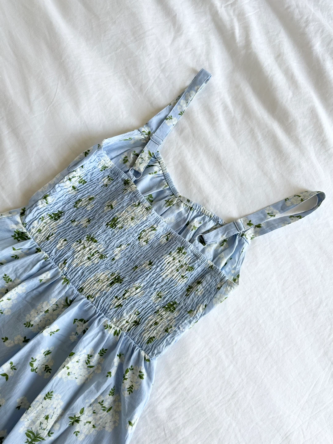 🆕 SIM & SAM Blue Floral Print Midi Dress Size XS - photo 5