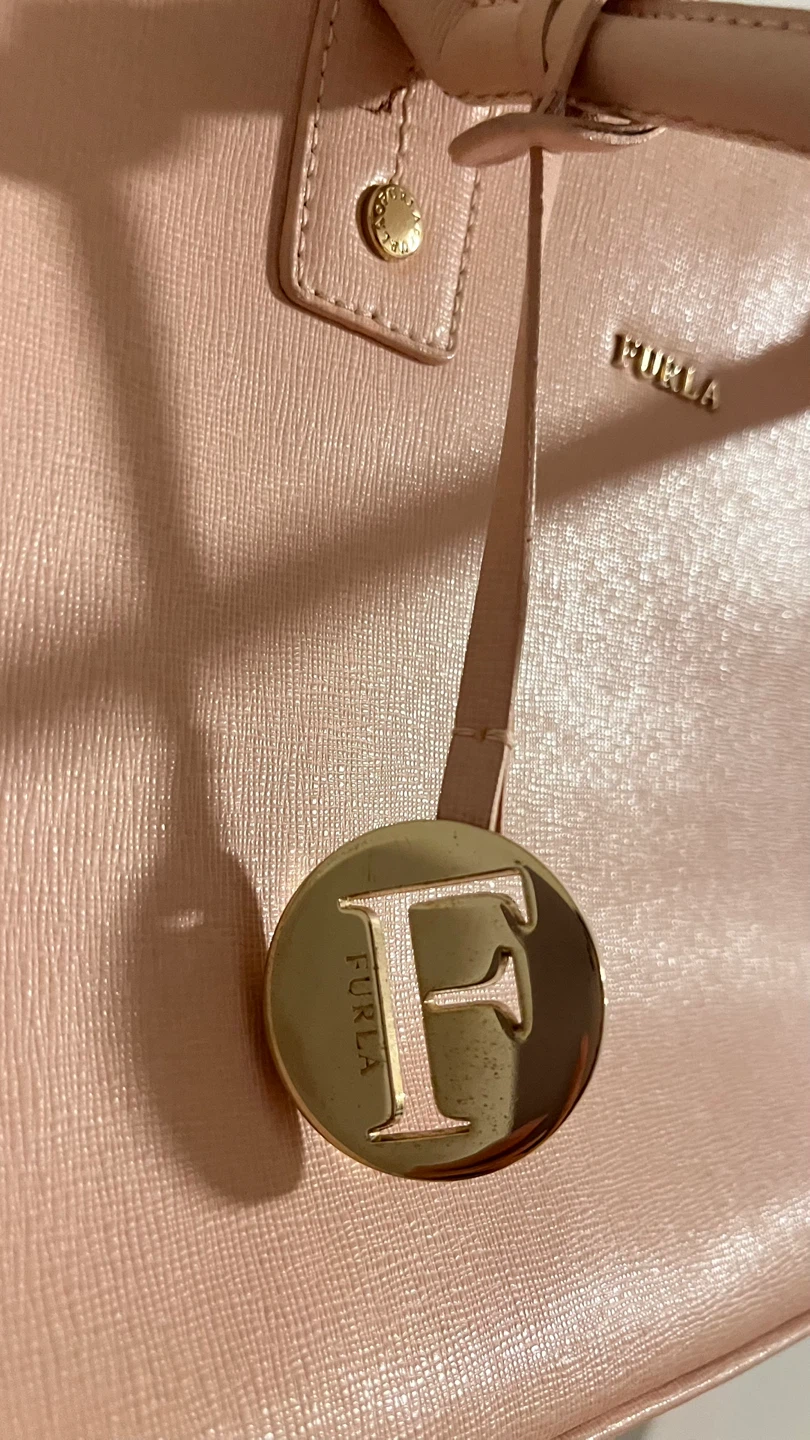 Furla Pink Leather Tote Bag - photo 2