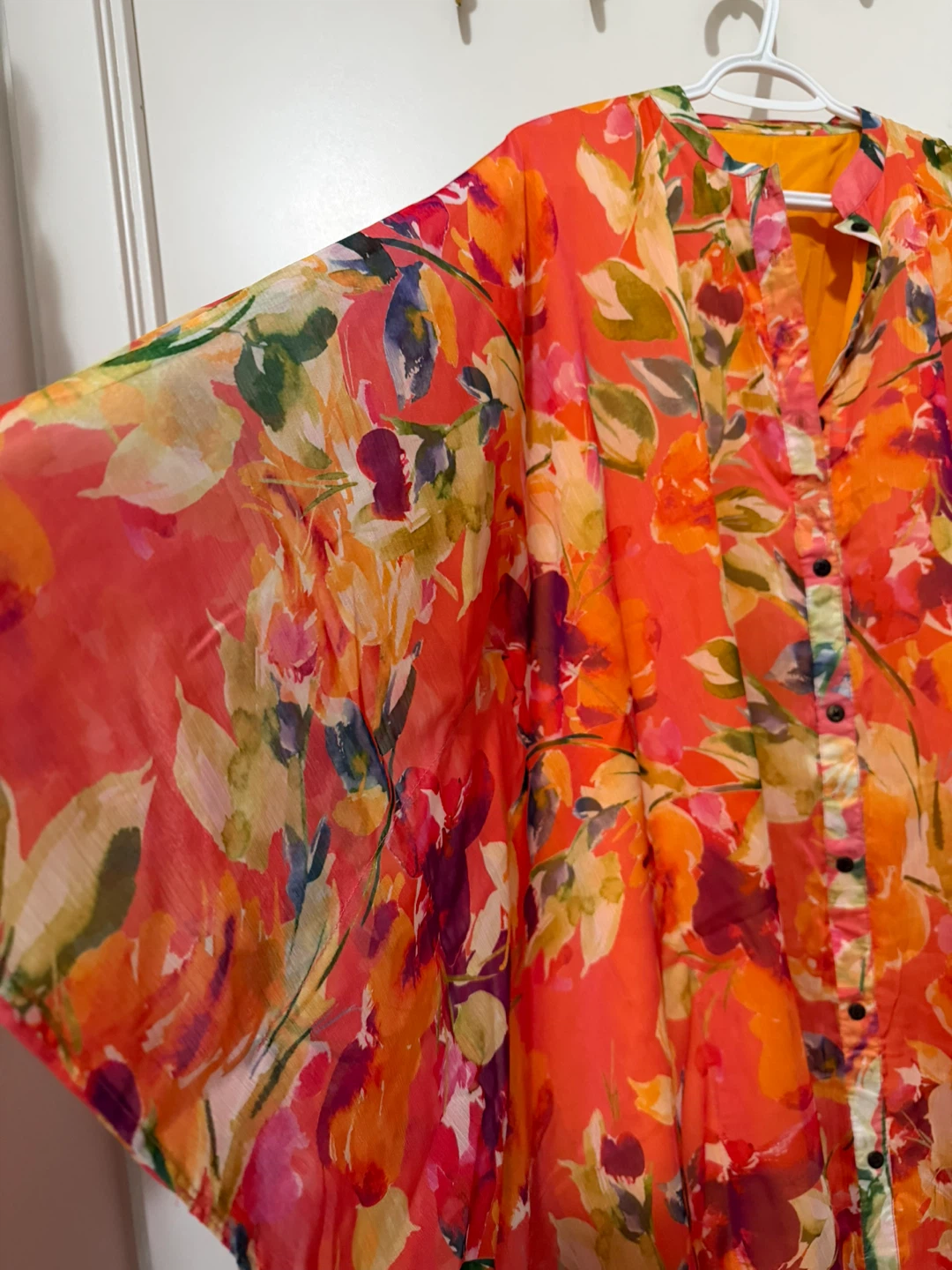 Vibrant Floral Kaftan Tunic - photo 2