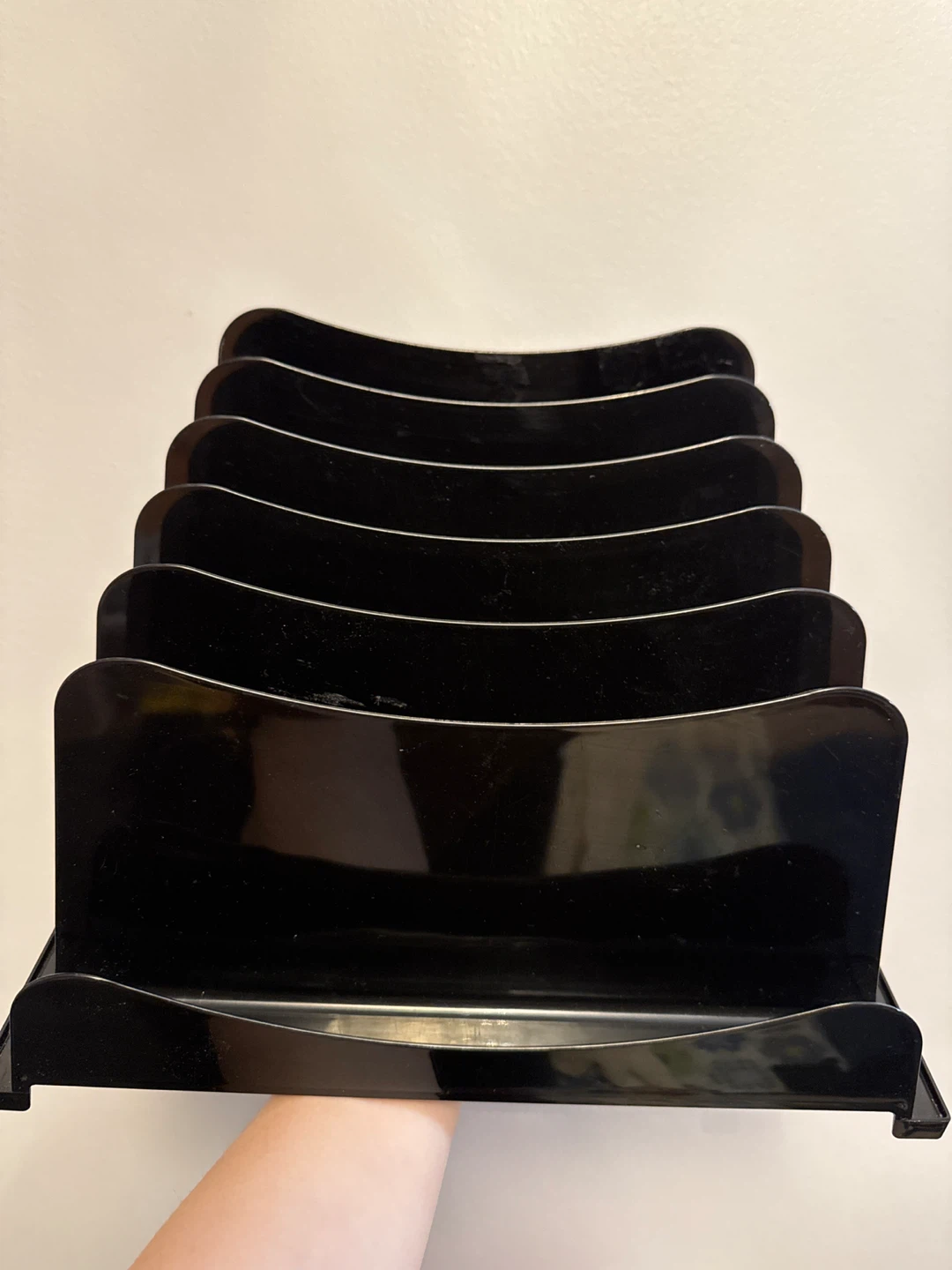Black 6-Tier Desk Organizer