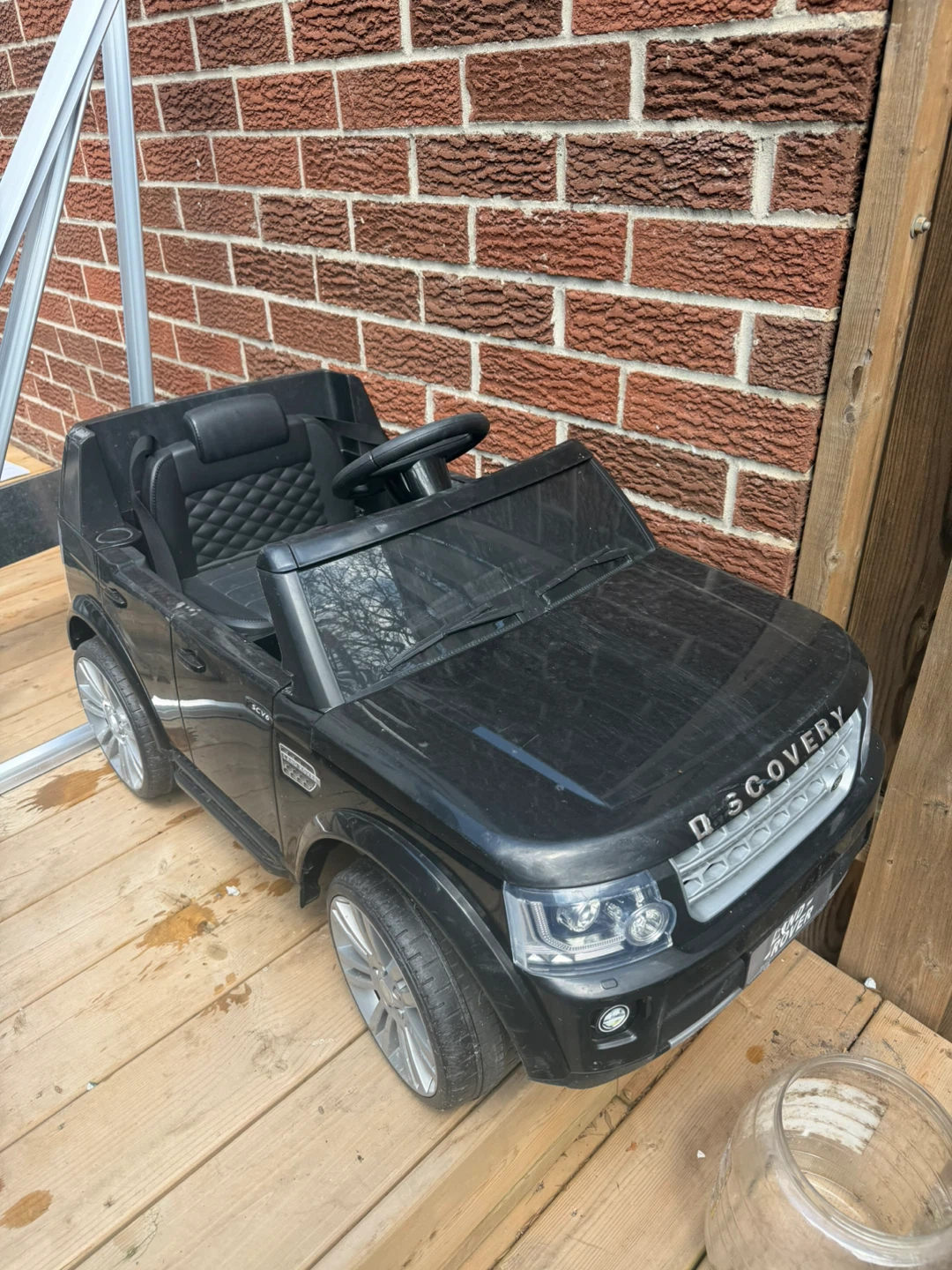 Black Ride-On Land electric Toy Car