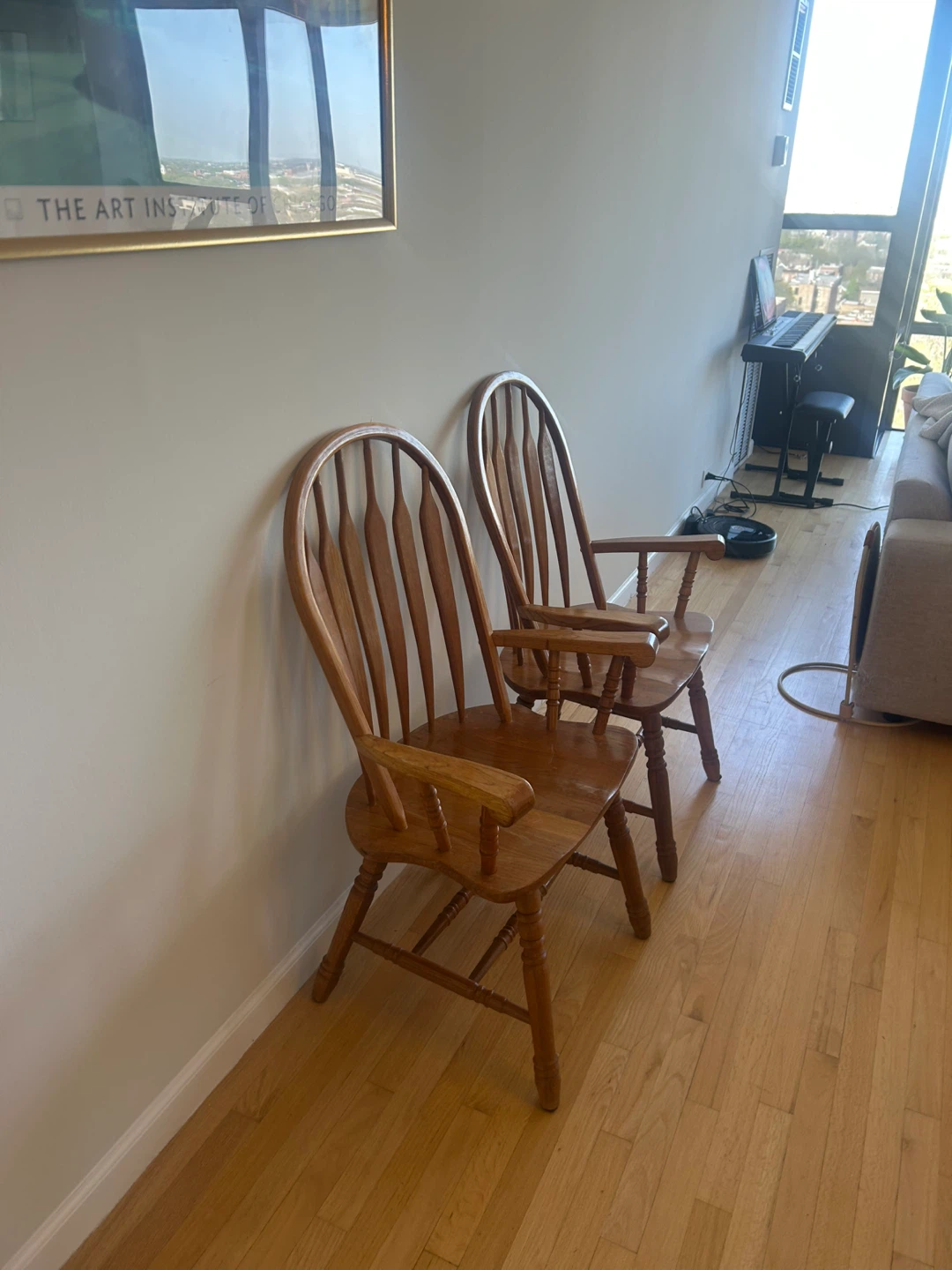 Wooden Arm Chairs - Set of 2 - photo 2