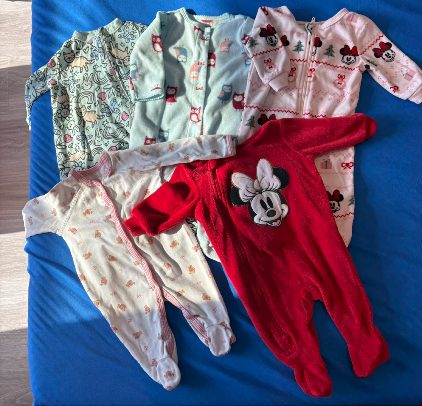 Bundle of 5 Baby Sleepers 0-3M 🌱