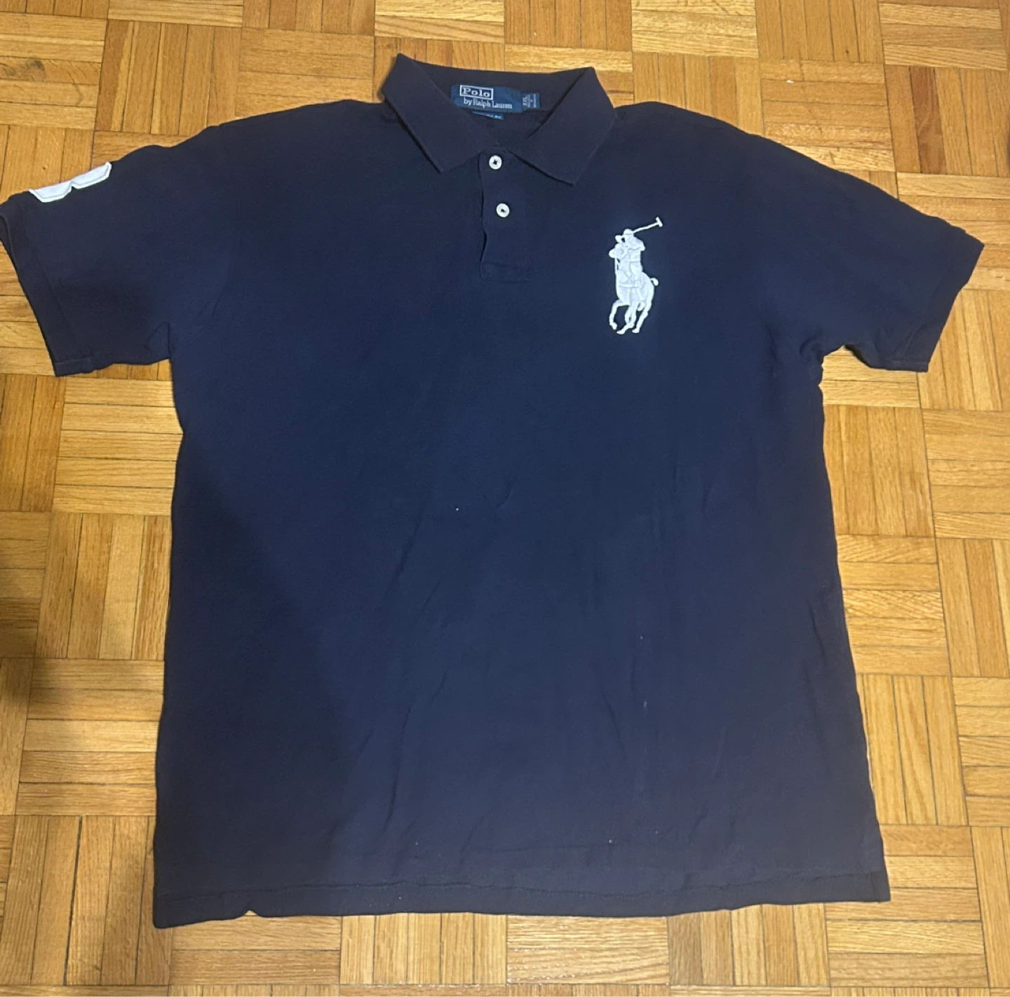 Polo Ralph Lauren Custom Fit Navy Blue Polo Shirt XXL