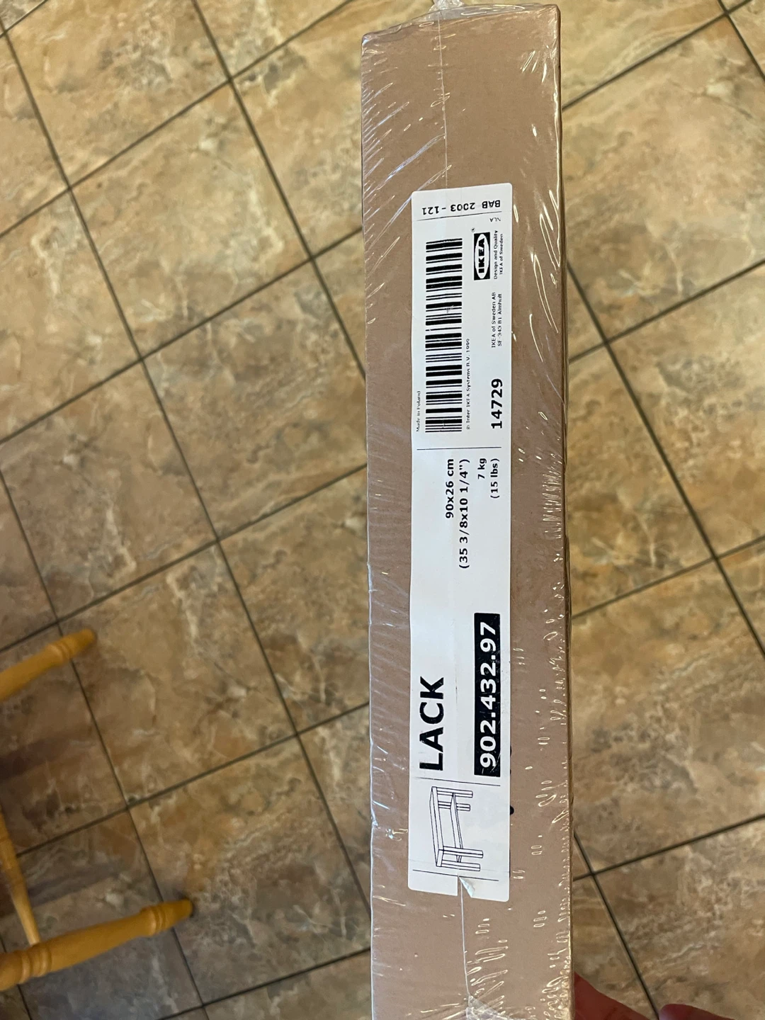 IKEA LACK Black Table - photo 2