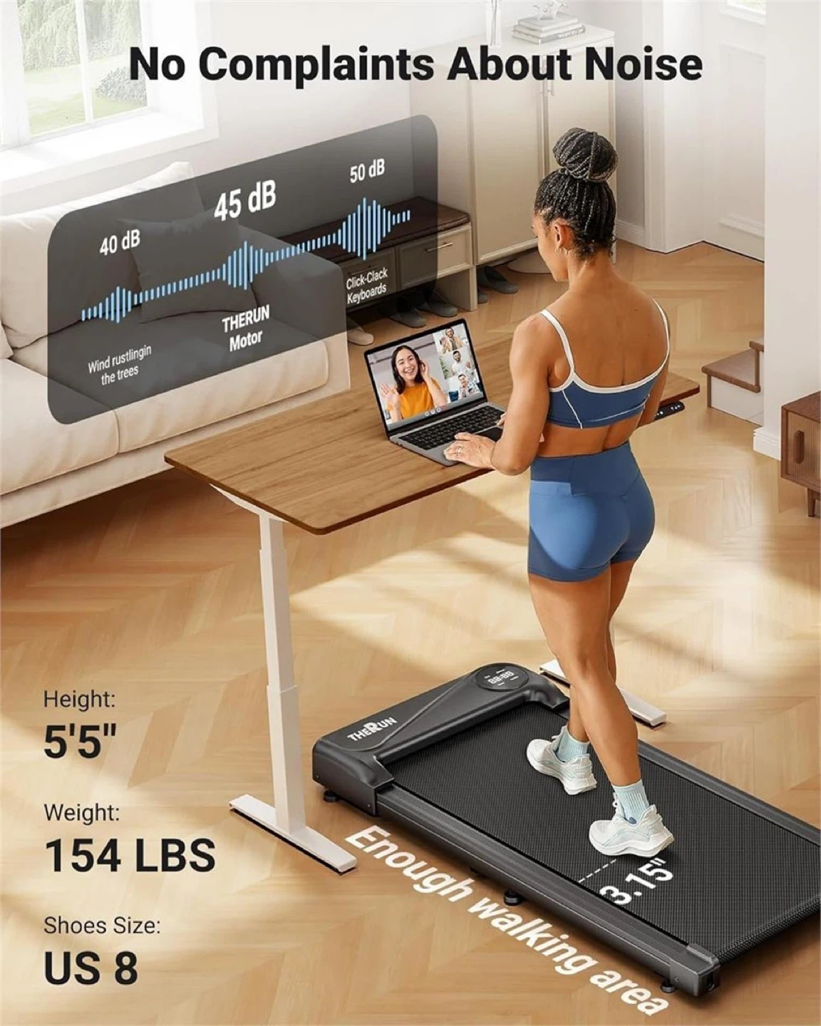 TheRun Under Desk Treadmill - photo 2