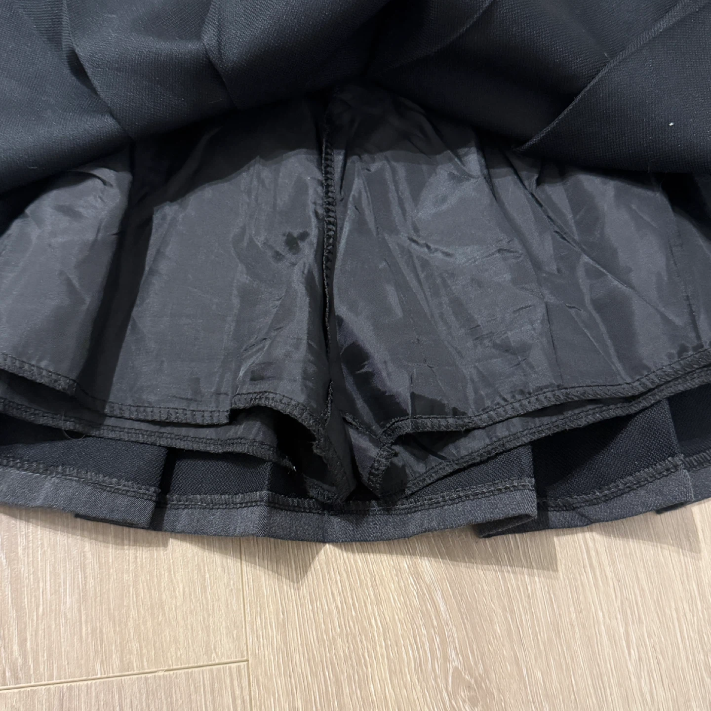 Pleated Skirt with Buckle Accents - photo 3