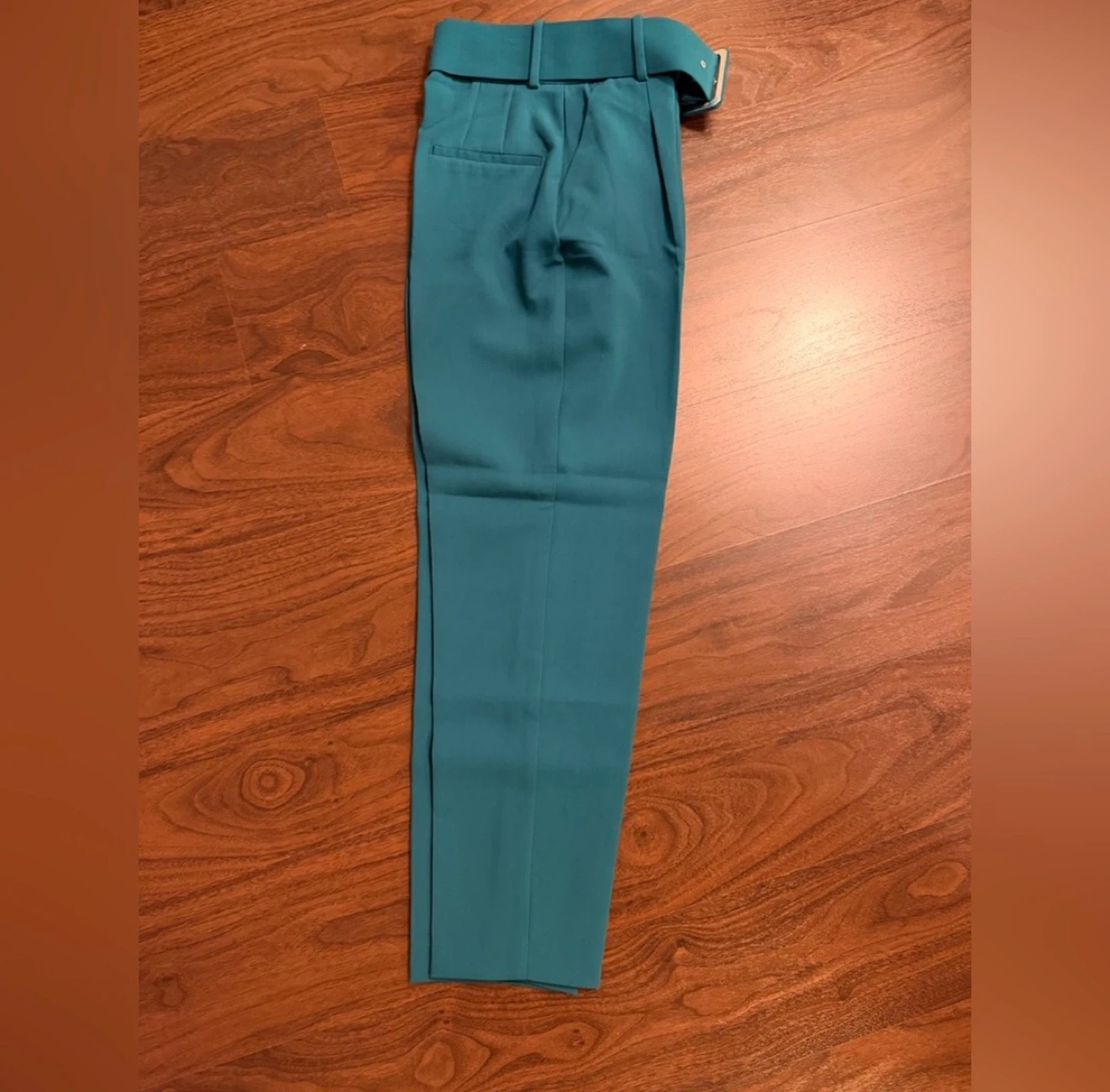 Zara Belted Trousers Teal Size XS 36 - photo 2