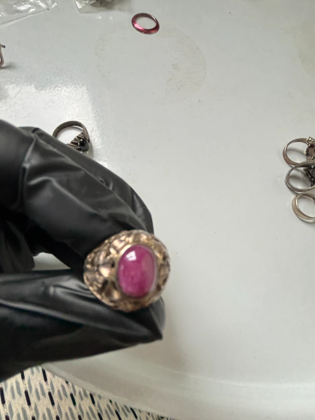 Assorted Vintage Rings with Gemstones - photo 2