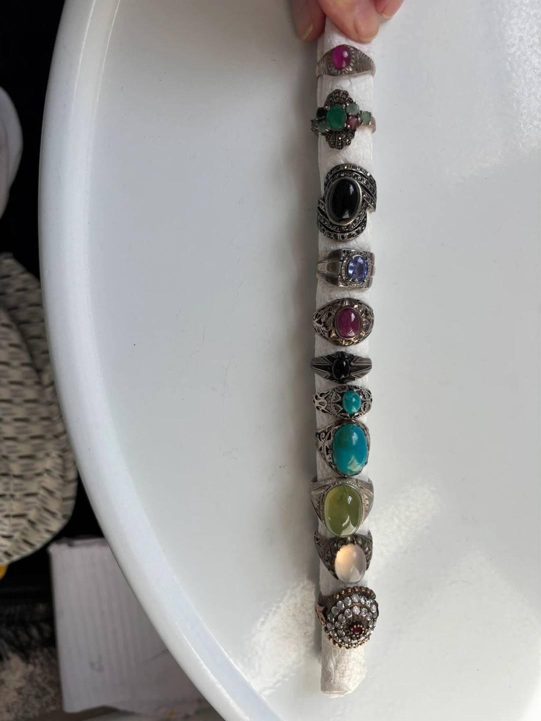 Assorted Vintage Rings with Gemstones - photo 4