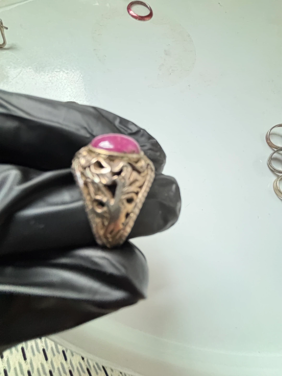 Assorted Vintage Rings with Gemstones - photo 3