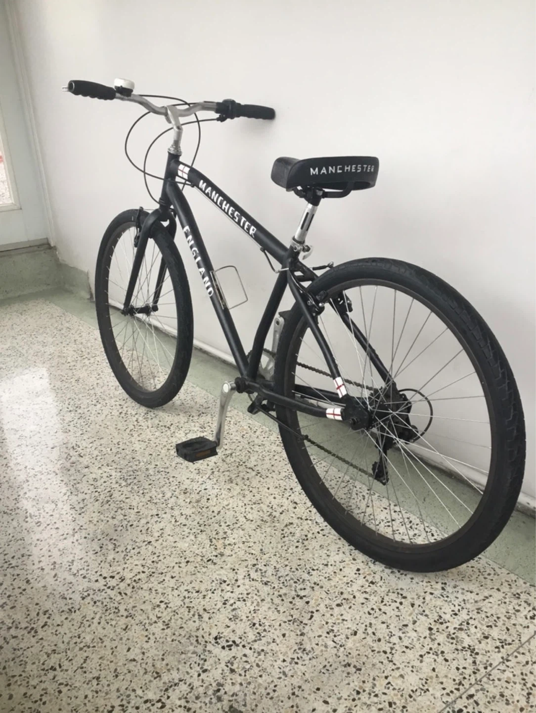 Black Manchester England Cruiser Bike