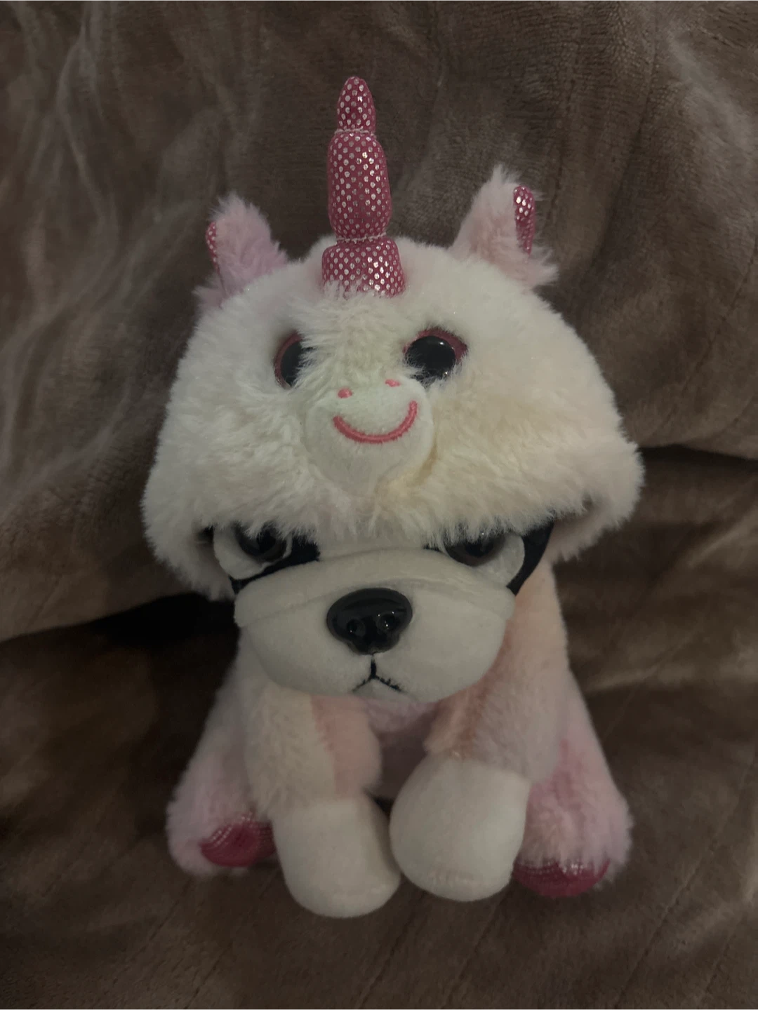 Plush French Bulldog Unicorn Costume Toy - photo 3