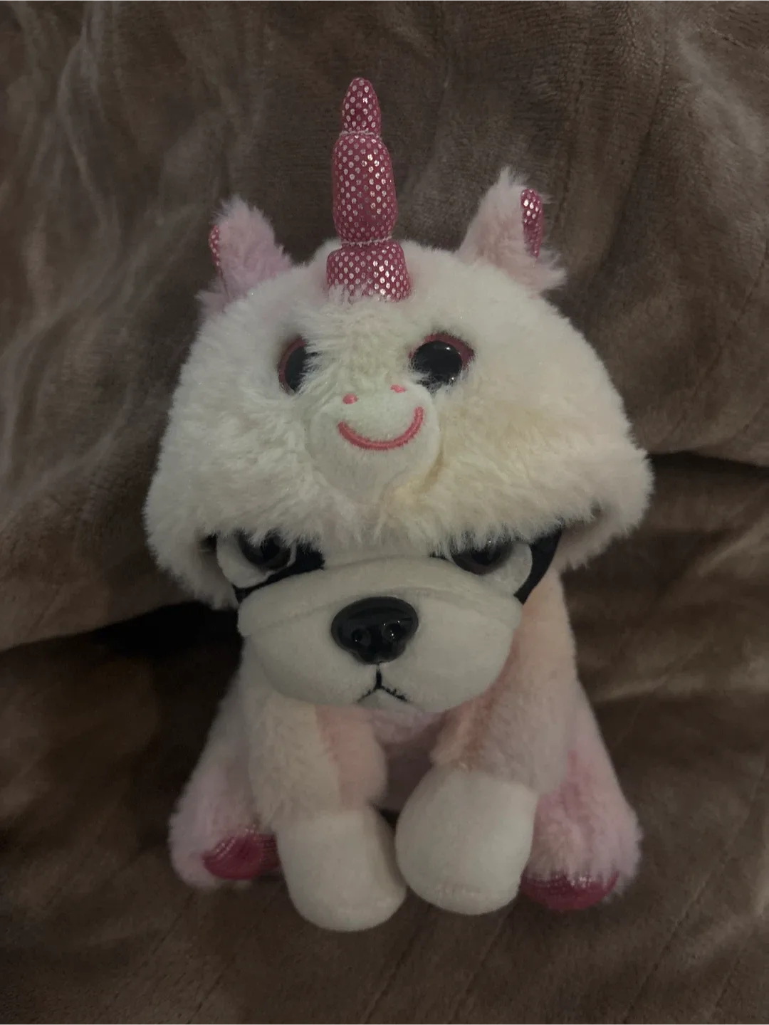 Plush French Bulldog Unicorn Costume Toy - photo 3