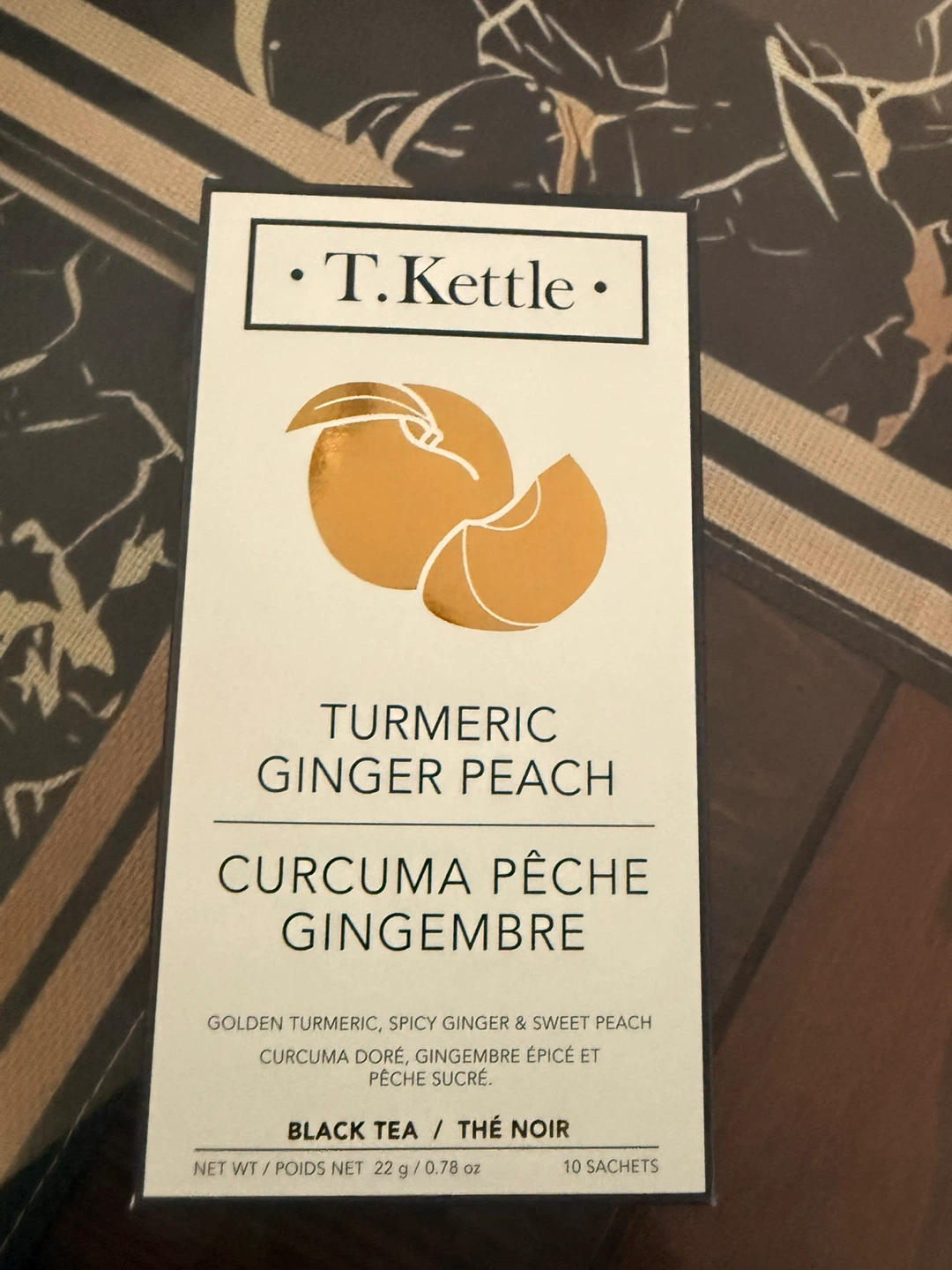 T. Kettle Turmeric Ginger Peach Black Tea (10 Sachets) - photo 5