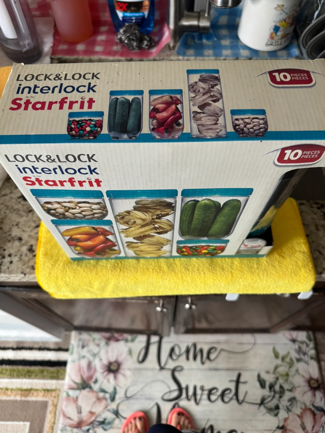 Lock & Lock Interlock Starfrit 10-Piece Food Storage Set - photo 2