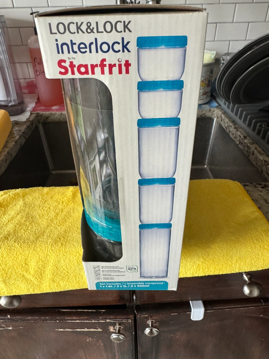 Lock & Lock Interlock Starfrit 10-Piece Food Storage Set - photo 3