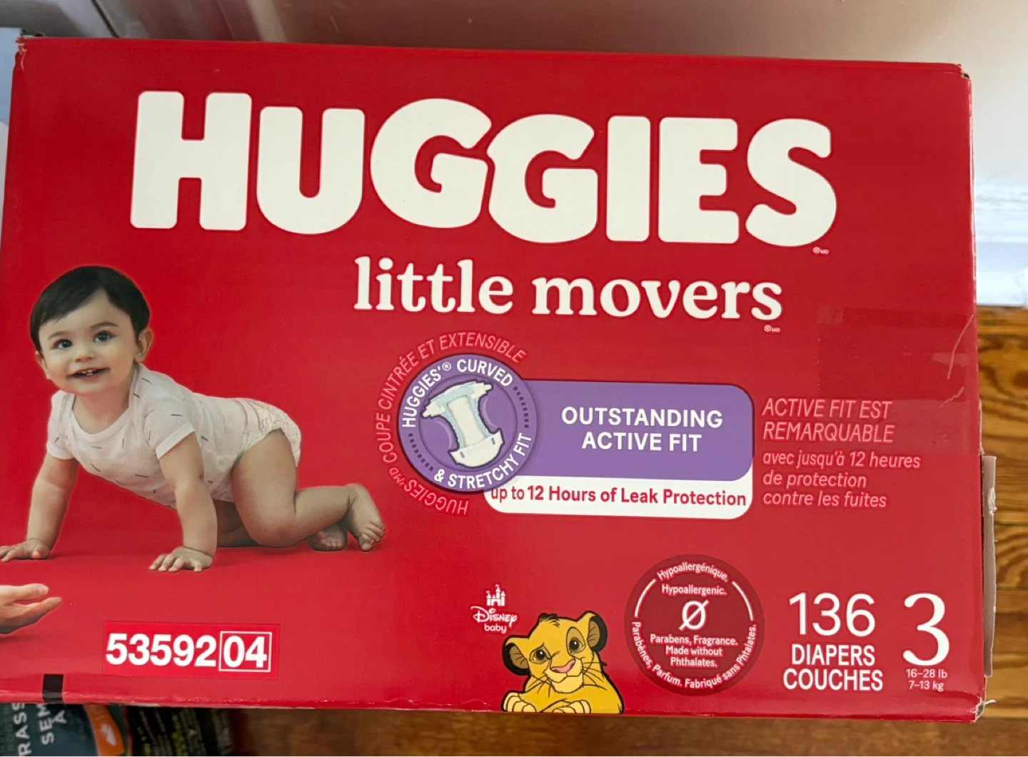 Huggies Little Movers Diapers Size 3,4,5