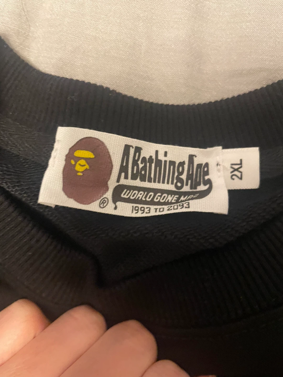 BAPE Black Crewneck Sweatshirt - photo 3