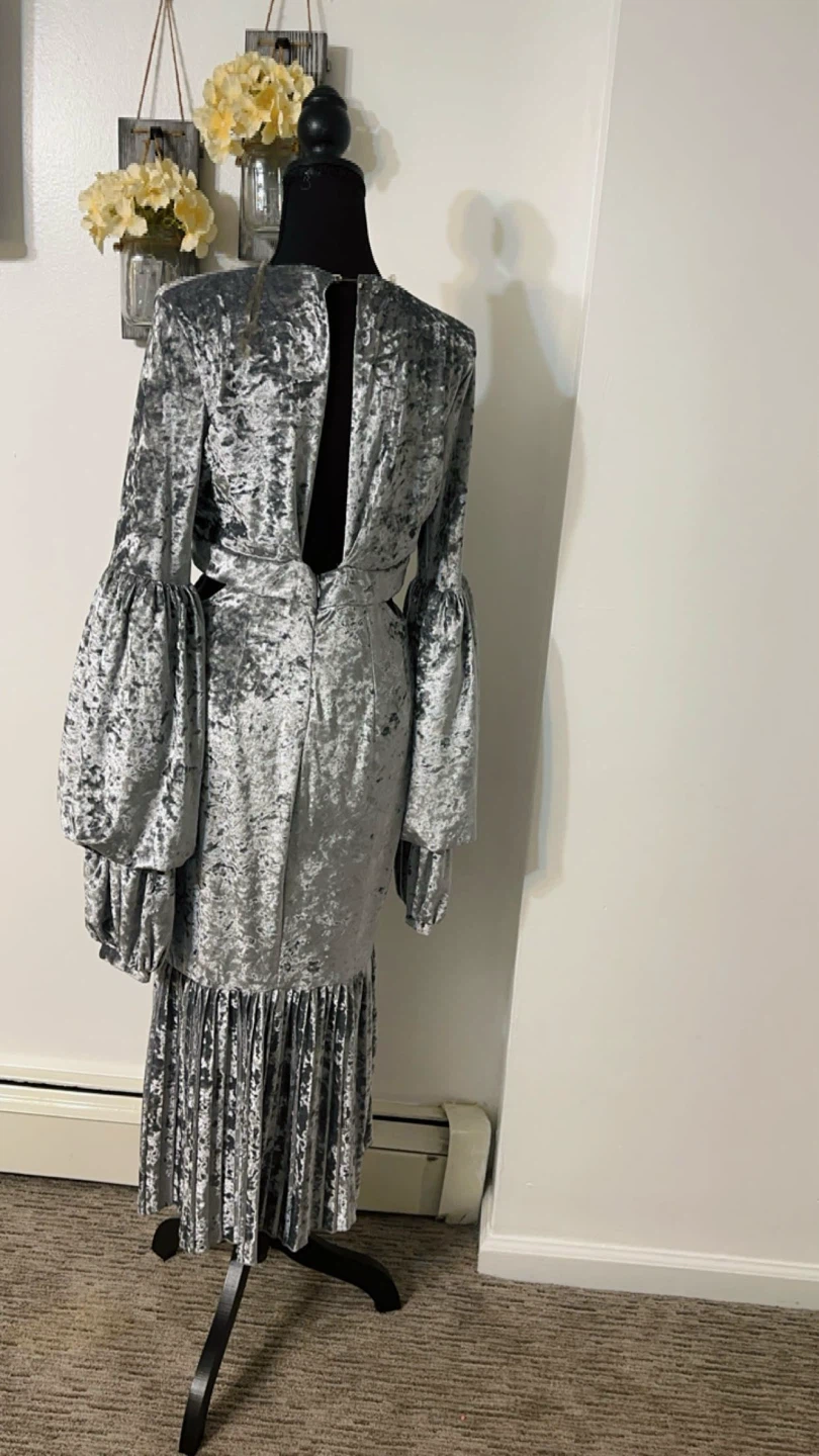 Crushed Velvet Sequin Dress - photo 2