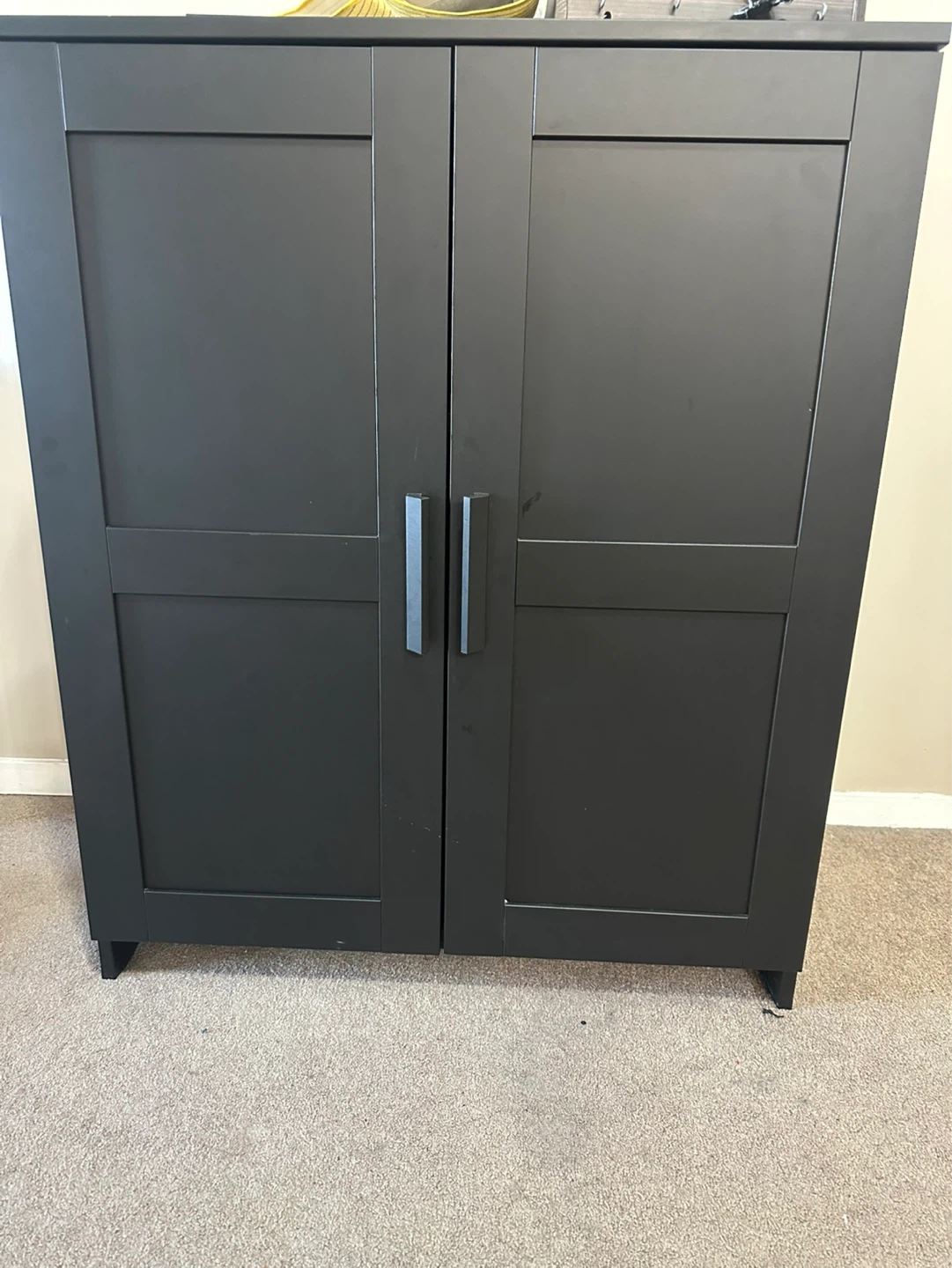 IKEA HEMNES 2-Door Cabinet - Black - photo 2