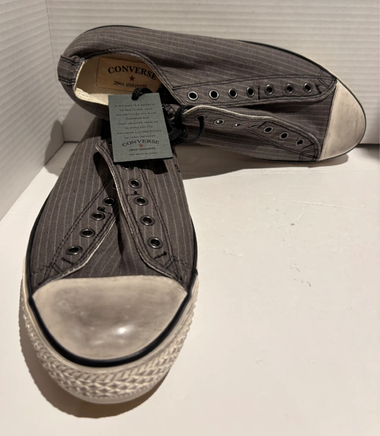 Converse John Varvatos Limited Edition Striped Sneakers - photo 2