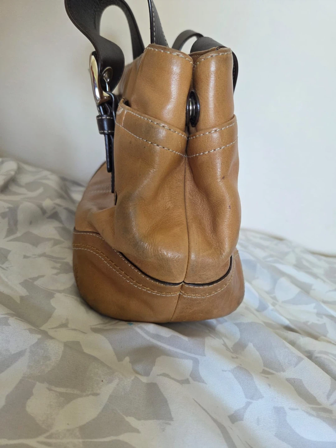 Coach Leather Hobo Bag - Tan - photo 5