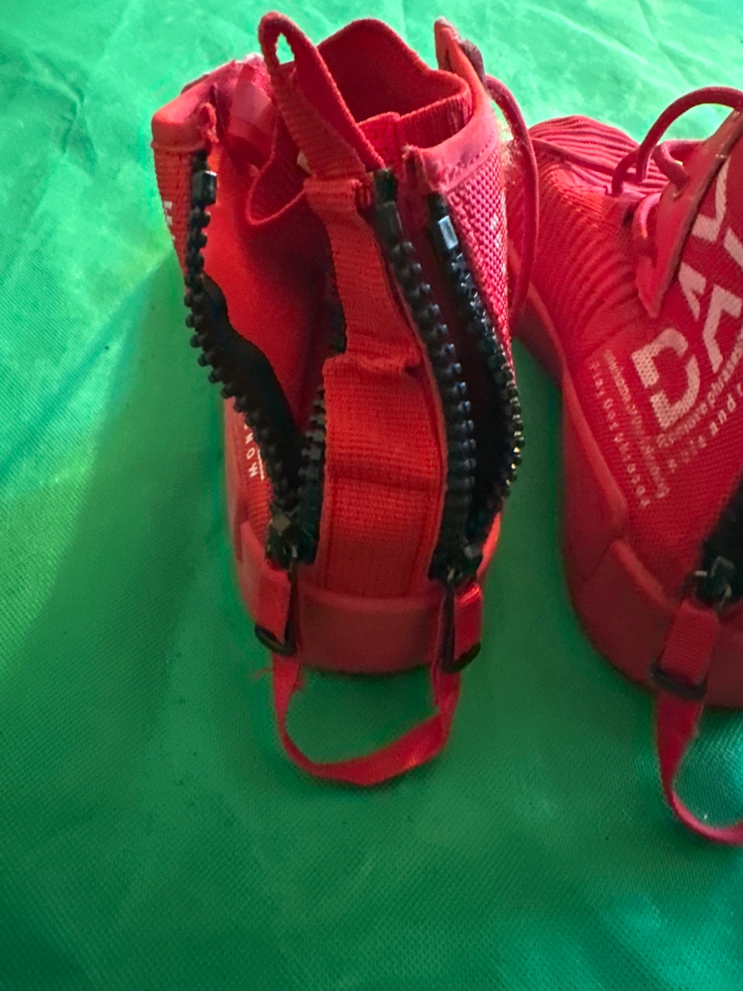 Red High Top Fashion Sneakers - photo 4