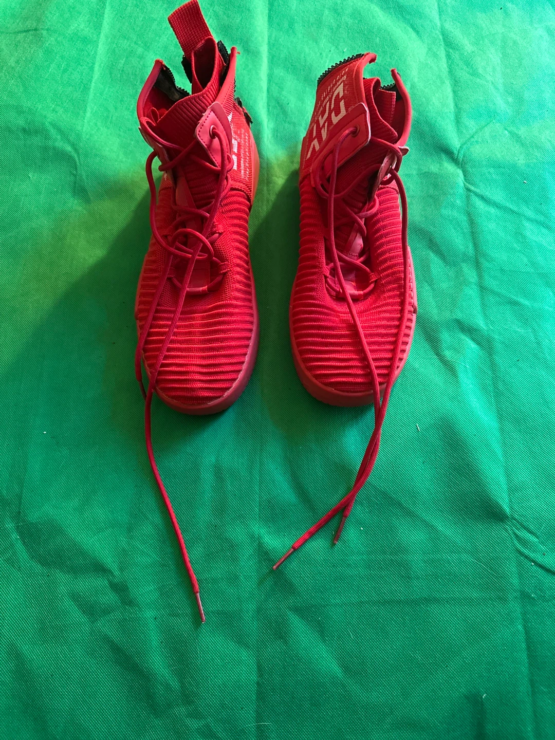 Red High Top Fashion Sneakers - photo 2