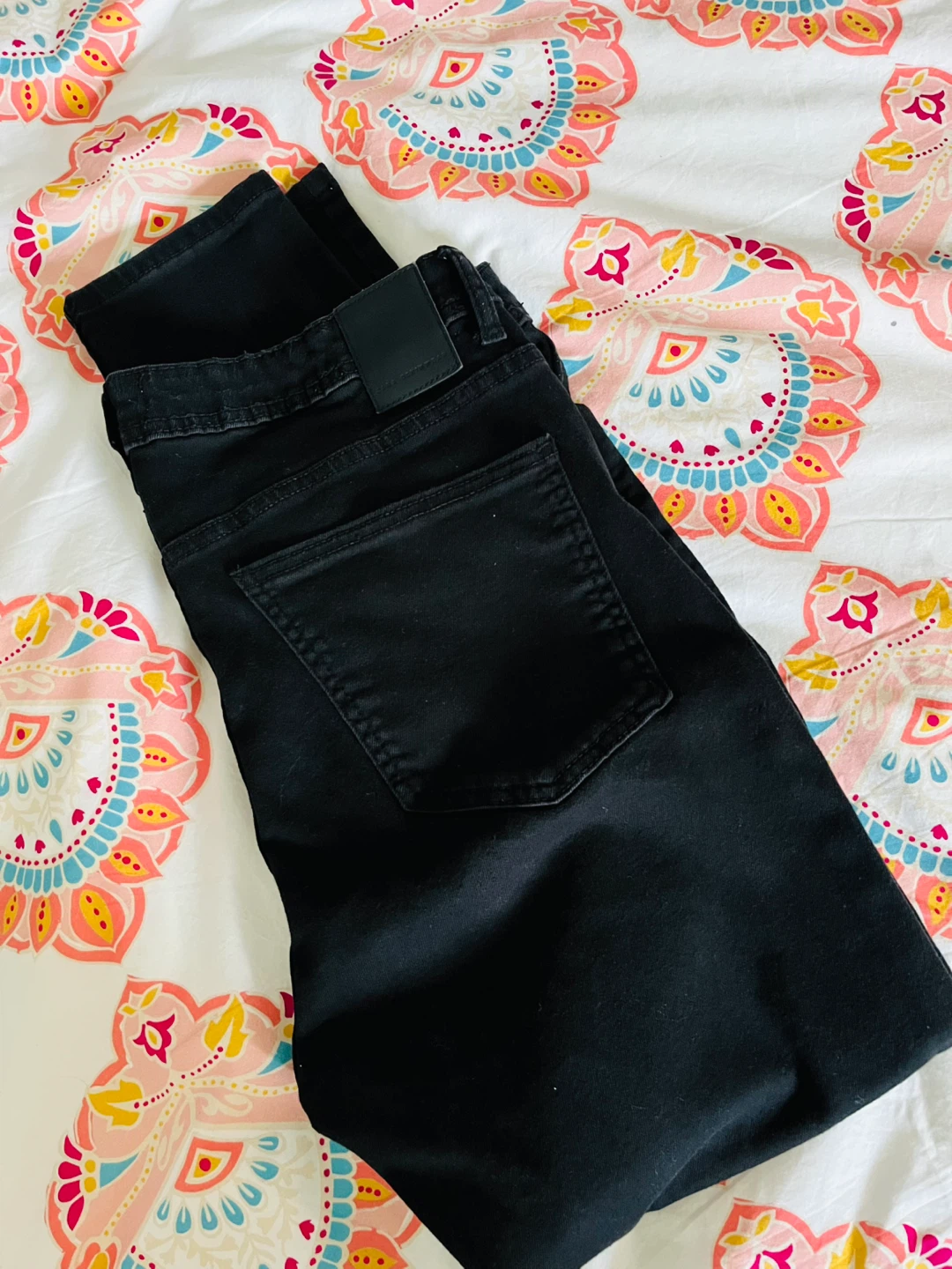 ZARA Black Denim Jeans - Size 36x30 - Slim Fit - photo 2
