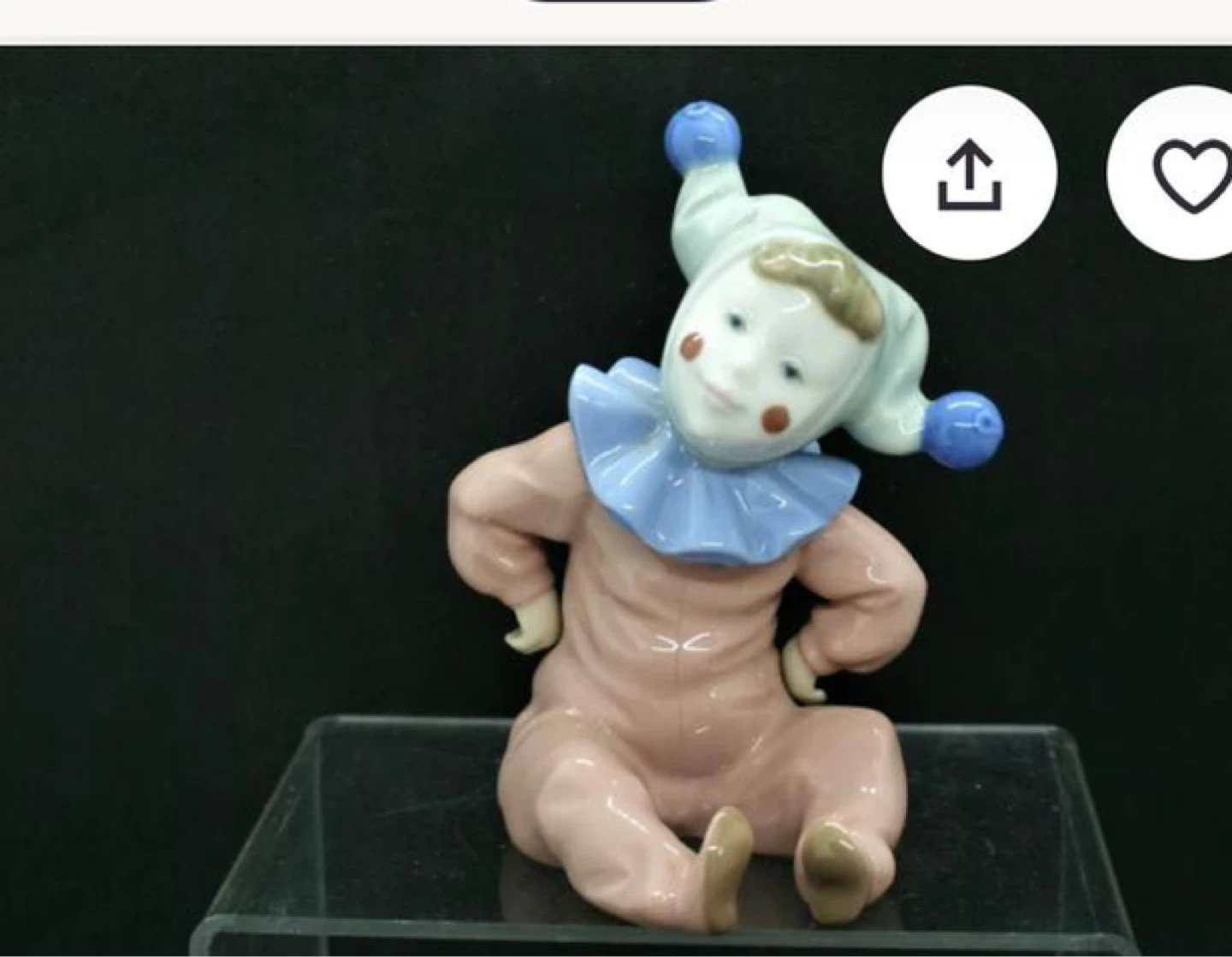 Ceramic Clown Figurine