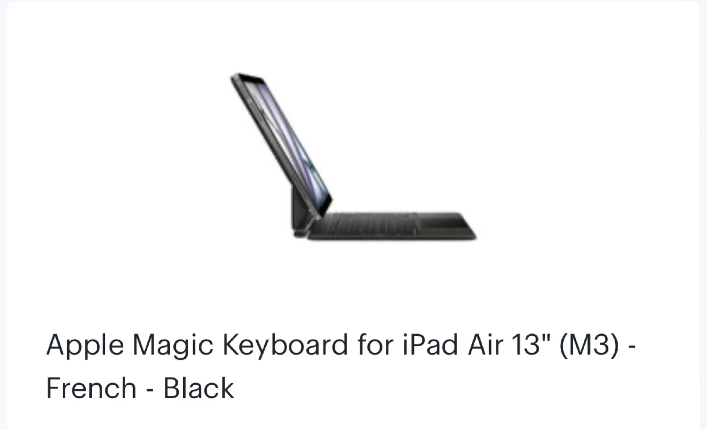 Apple IPad Air 13” and Magic Keyboard- New - photo 2
