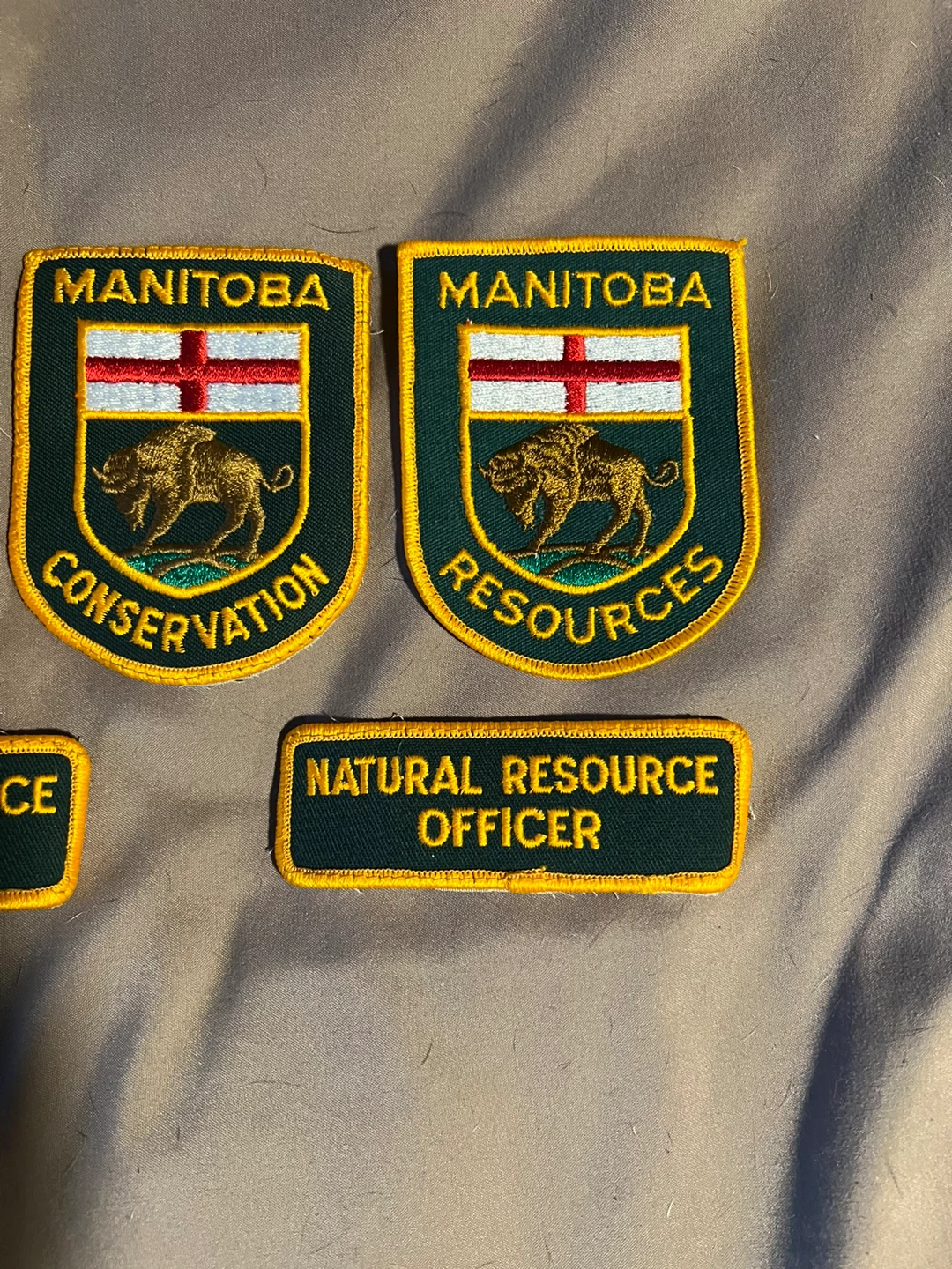 Vintage Manitoba Natural Resource Officer Patches - photo 2
