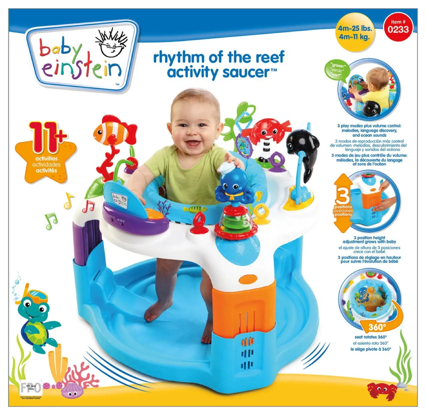 Baby Einstein Rhythm of the Reef Activity Saucer 🌱