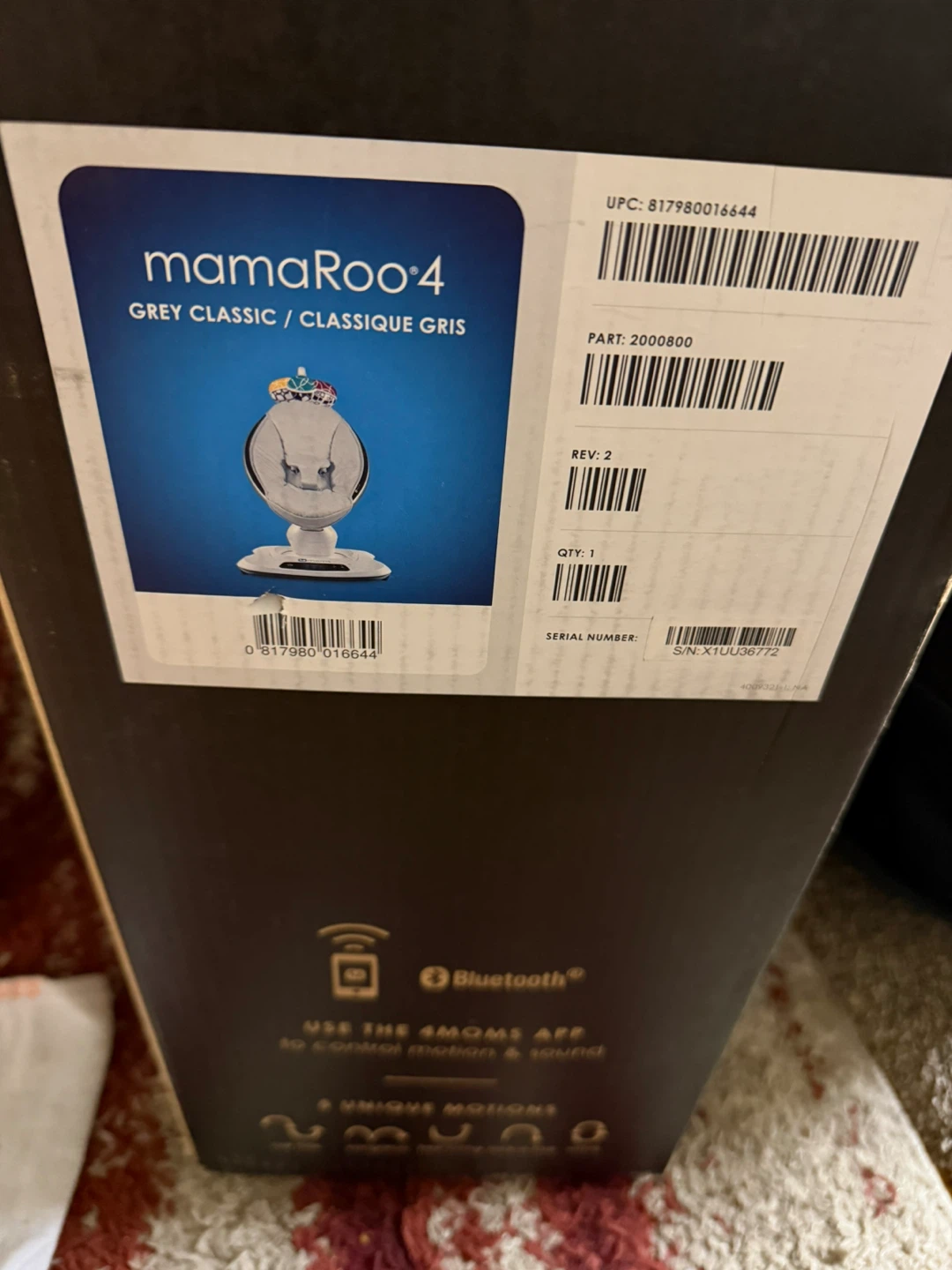 4moms mamaRoo 4 Baby Swing 🌱