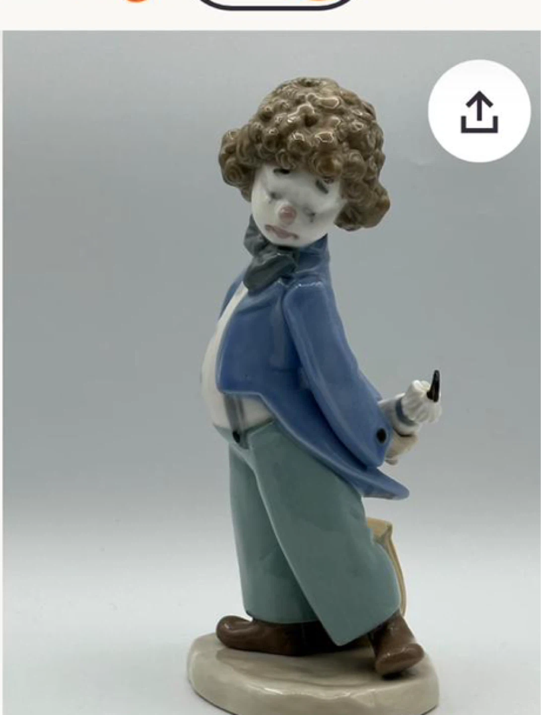 Ceramic Clown Figurine