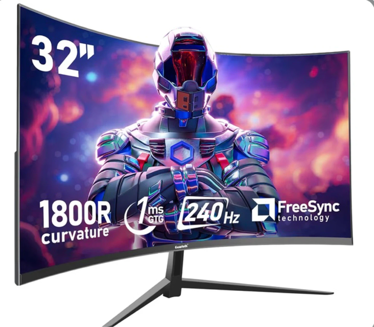 Gawfolk 32" Curved 240Hz Gaming Monitor