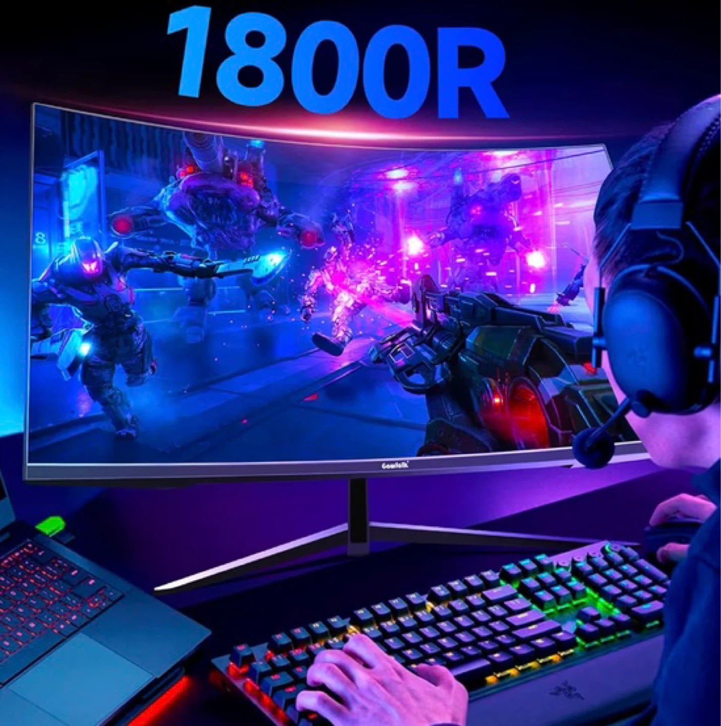 Gawfolk 32" Curved 240Hz Gaming Monitor - photo 5